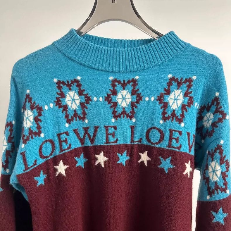 Loewe Loewe Colorful round neck cashmere sweater Size M / US 6-8 / IT 42-44 - 5 Thumbnail