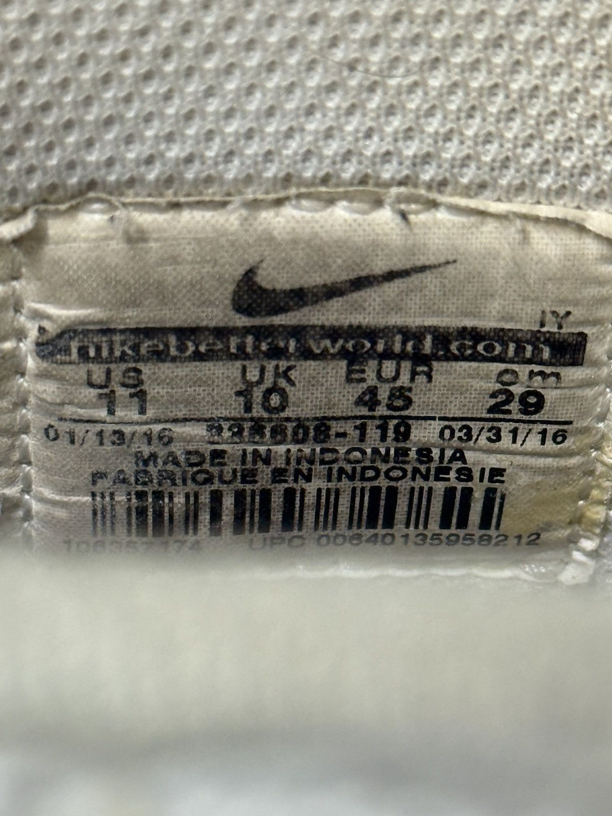 Nike 2016 Nike Air Big High 336608-119 Size US 11 / EU 44 - 6 Thumbnail