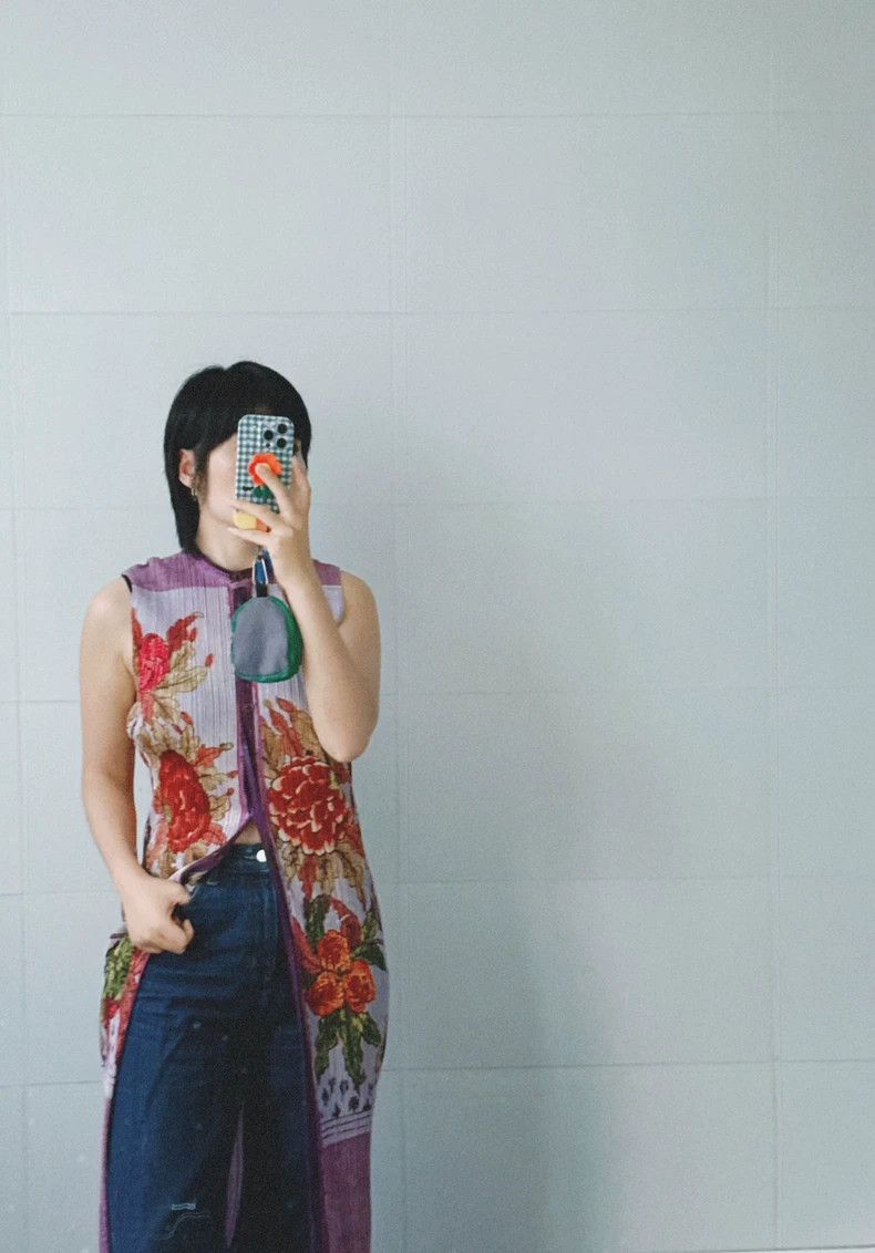 Issey Miyake Issey Miyake size:3 Purple flower-blooming peony dress of Size XS / US 0-2 / IT 36-38 - 1 Thumbnail