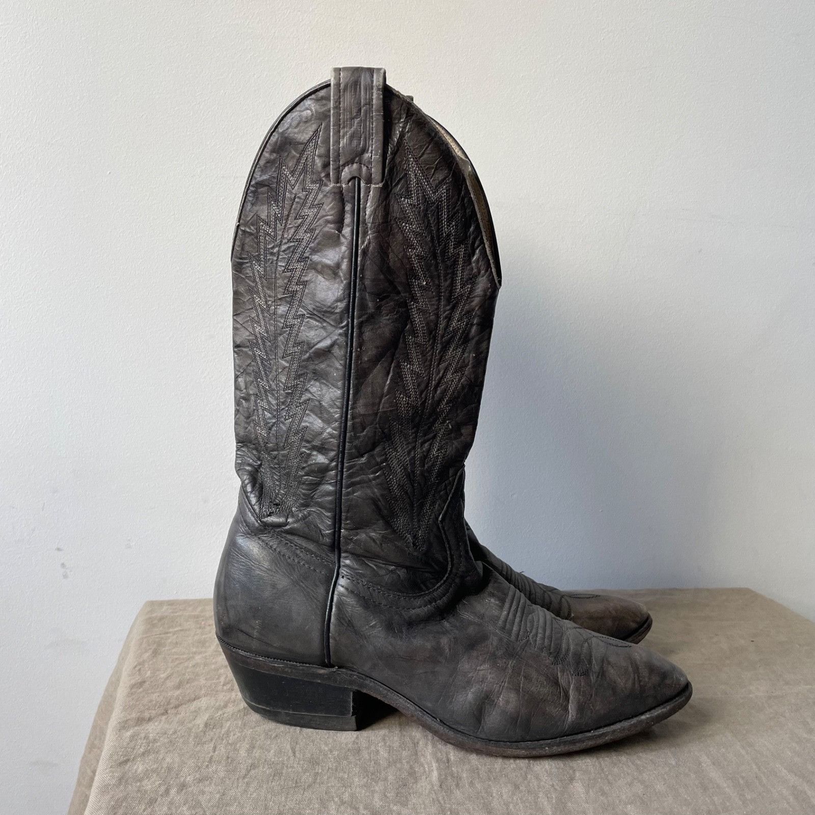Boulet Boulet Vintage Leather Canada Made Cowboy Boots 9672AC Size US 8.5 / EU 41-42 - 2 Thumbnail