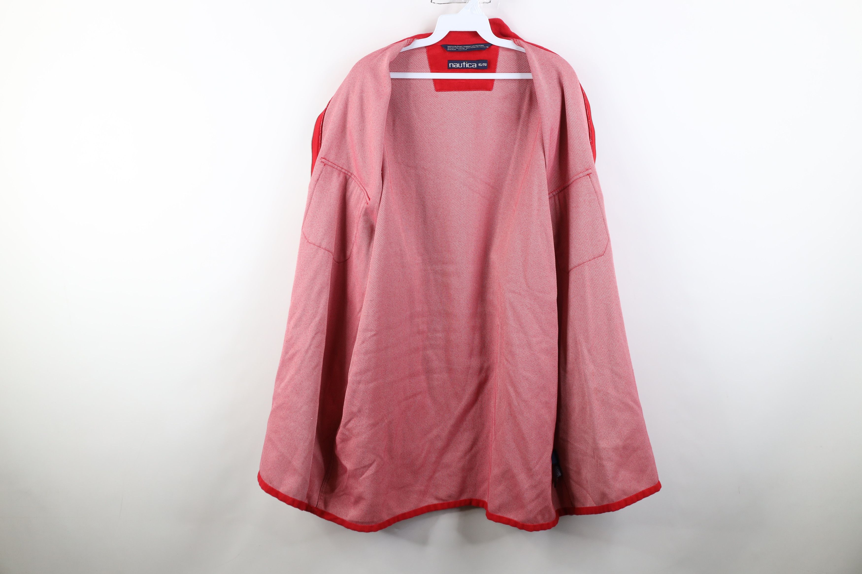 Nautica Vintage 90s Nautica Full Zip Collared Shirt Jacket Jac Shirt Size US XL / EU 56 / 4 - 11 Thumbnail
