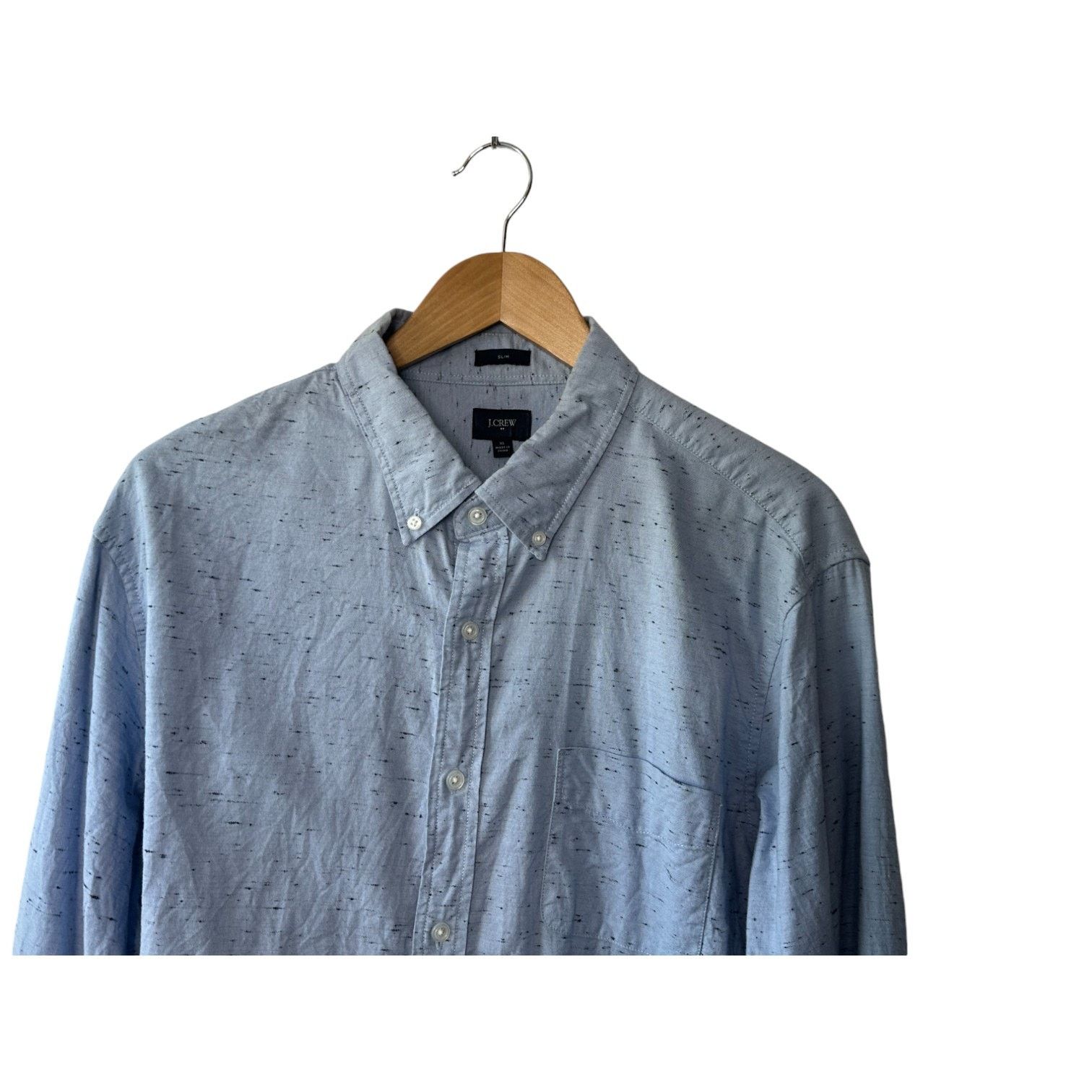 J.Crew J. Crew Blue Slim Fit Long Sleeve Button-Up Shirt Men's XL Size US XL / EU 56 / 4 - 2 Thumbnail