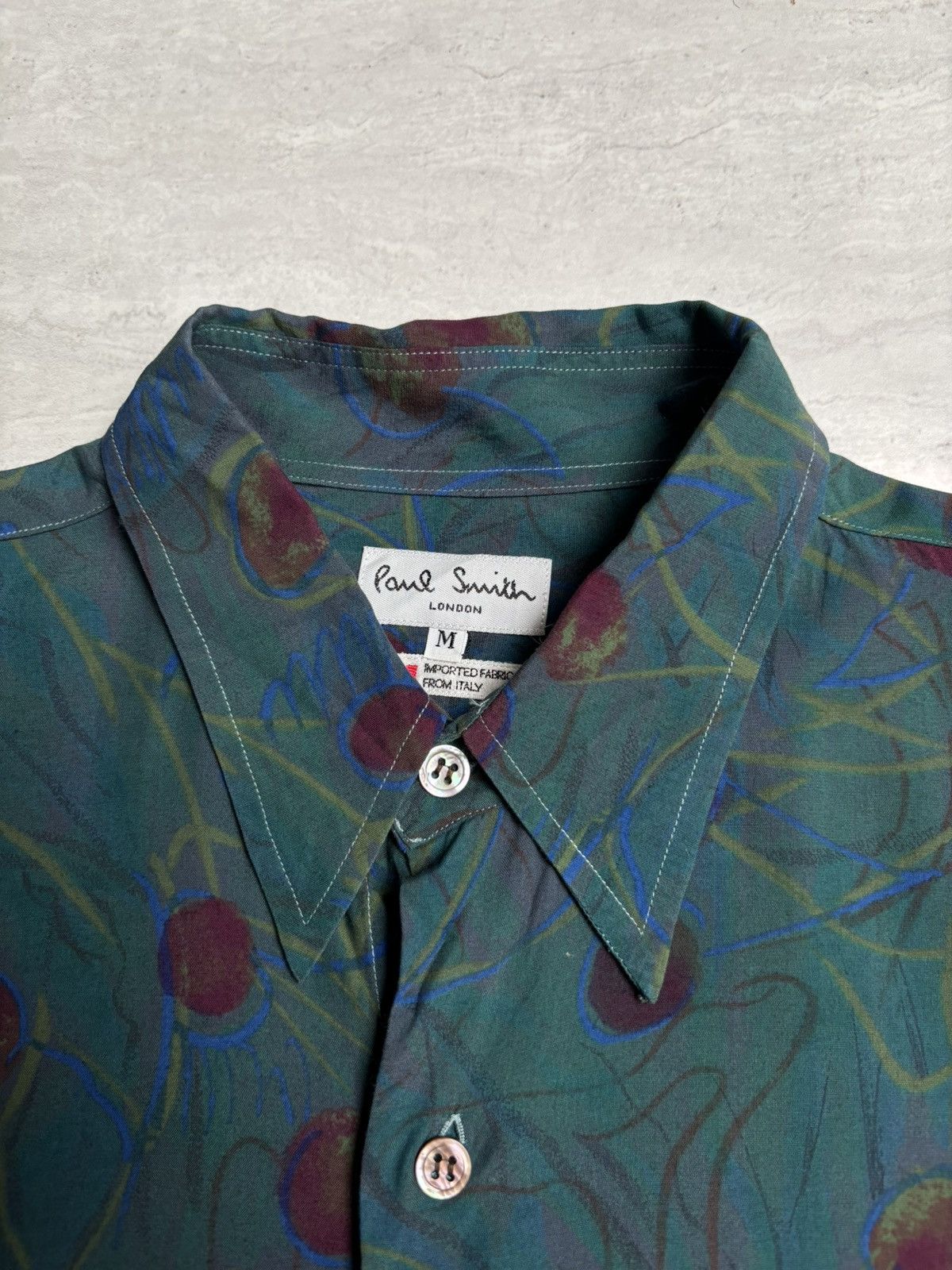 Paul Smith PAUL SMITH London Flower Motive Shirt Size US L / EU 52-54 / 3 - 10 Thumbnail
