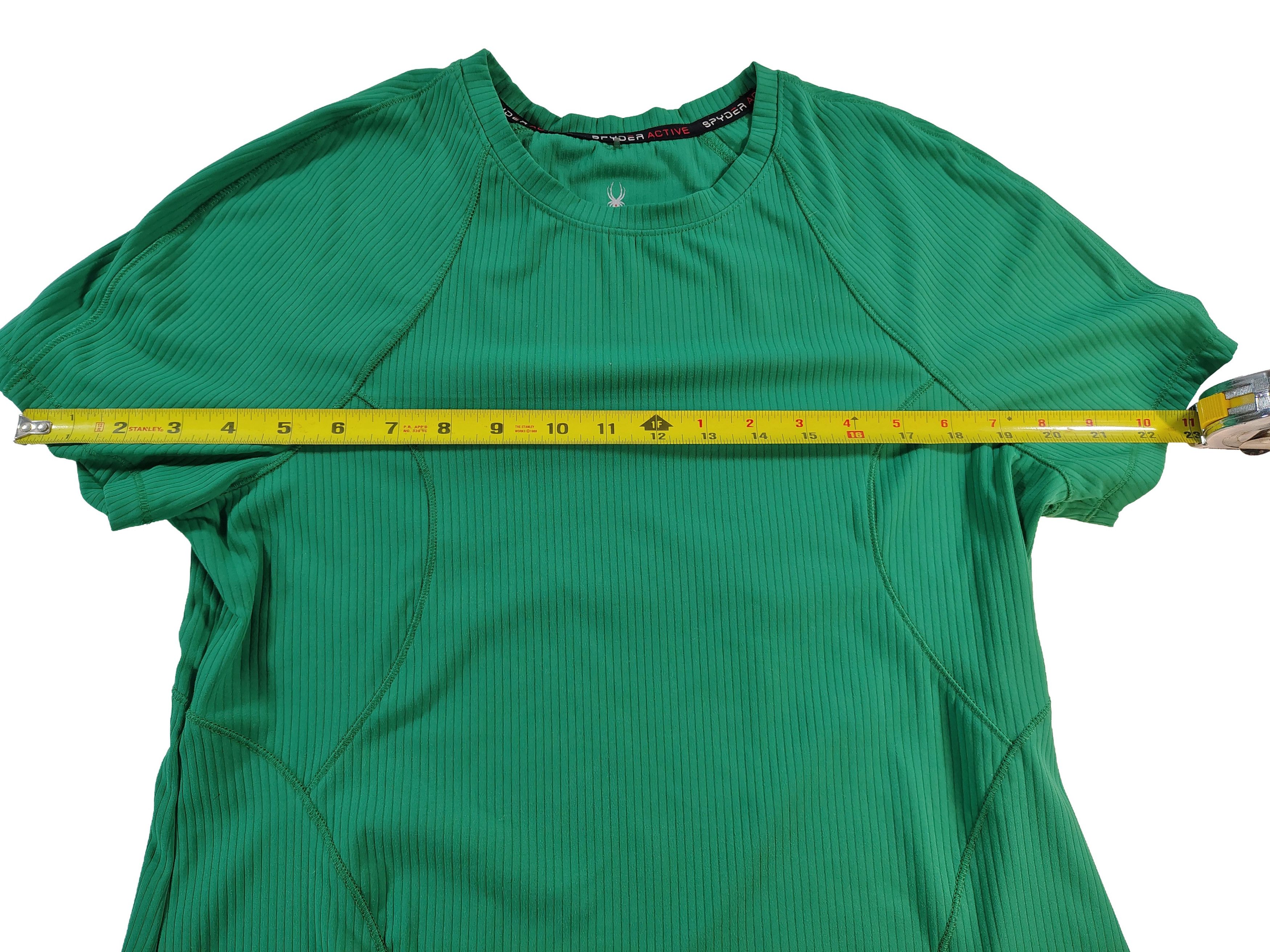 Spyder Women's Green Spyder Active Athletic T-Shirt Size M / US 6-8 / IT 42-44 - 5 Thumbnail