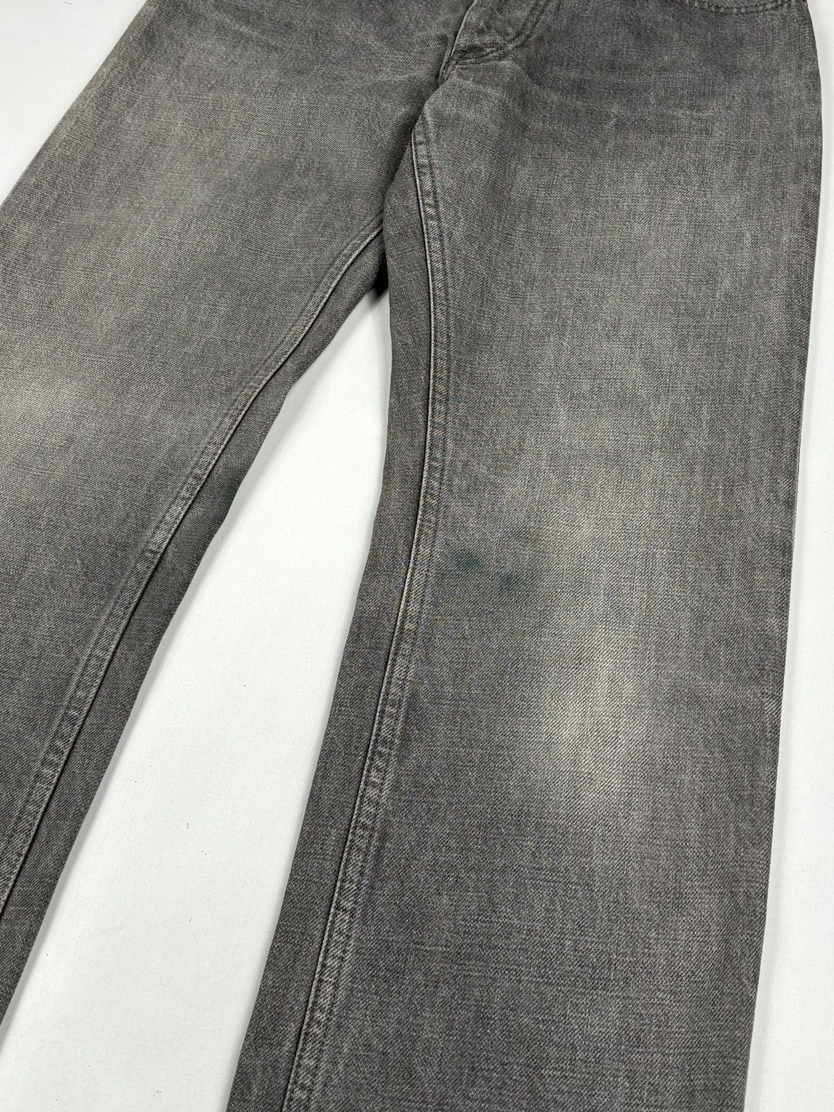 Helmut Lang 1999 Grey Sanded Denim Jeans Size US 28 / EU 44 - 5 Thumbnail