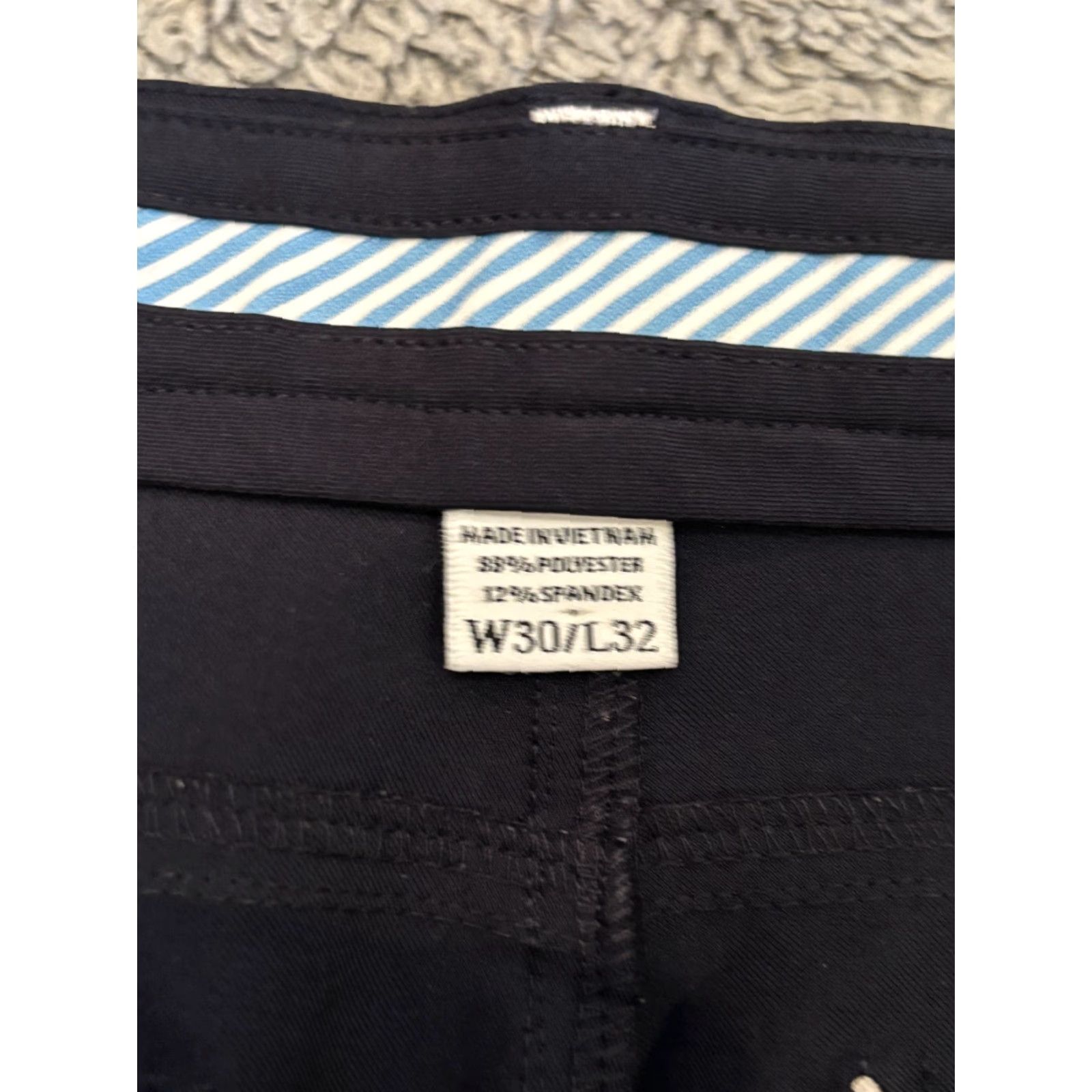 Footjoy FootJoy FJ Pants Mens 30x32 31x32 Blue Performance Golf Chino Pockets Stretch Casual Capable Size US 30 / EU 46 - 2 Thumbnail