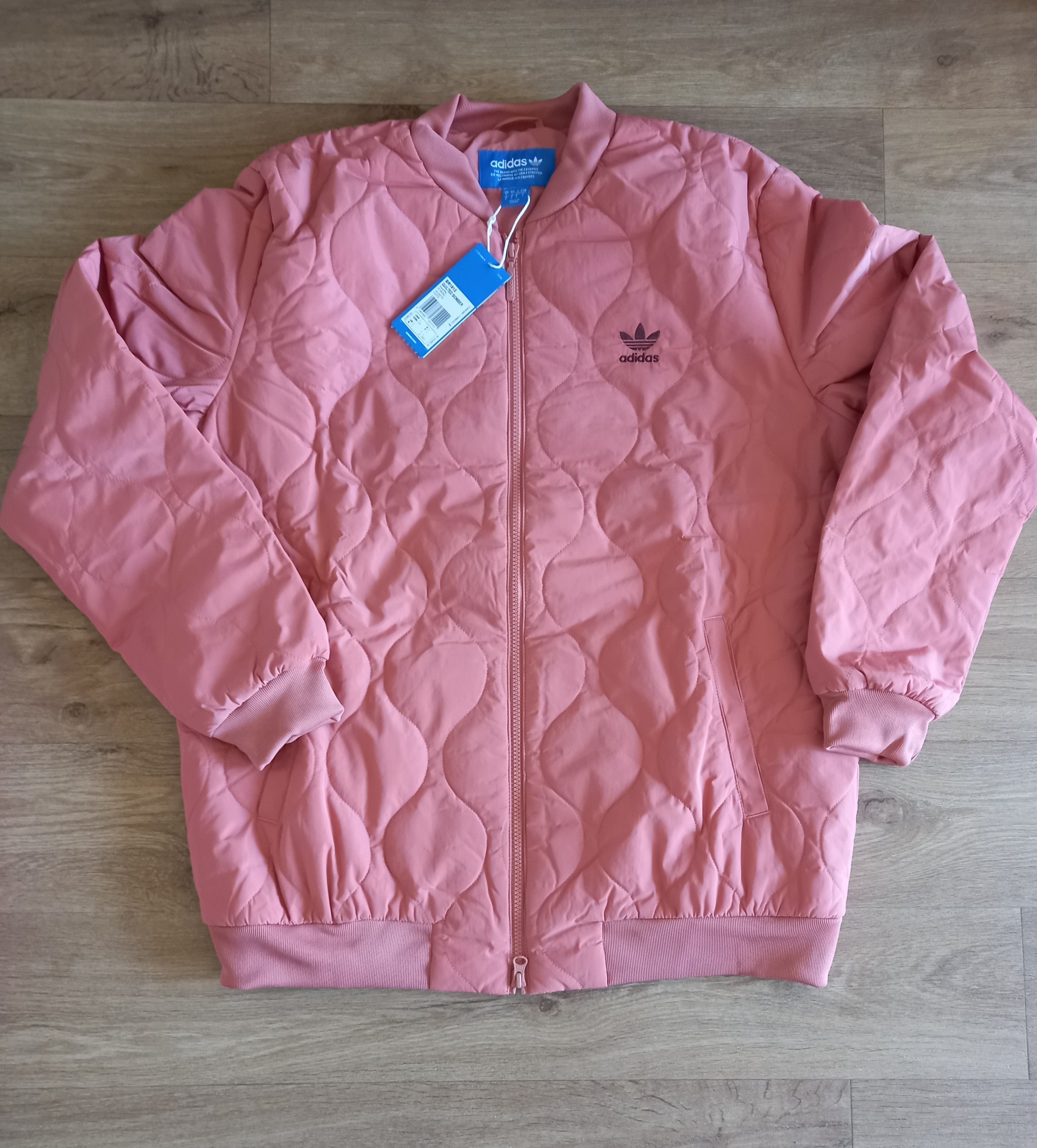 Adidas 2016 NWT Adidas Quilted Bomber Jacket BR1813 sz L Size US L / EU 52-54 / 3 - 2 Thumbnail