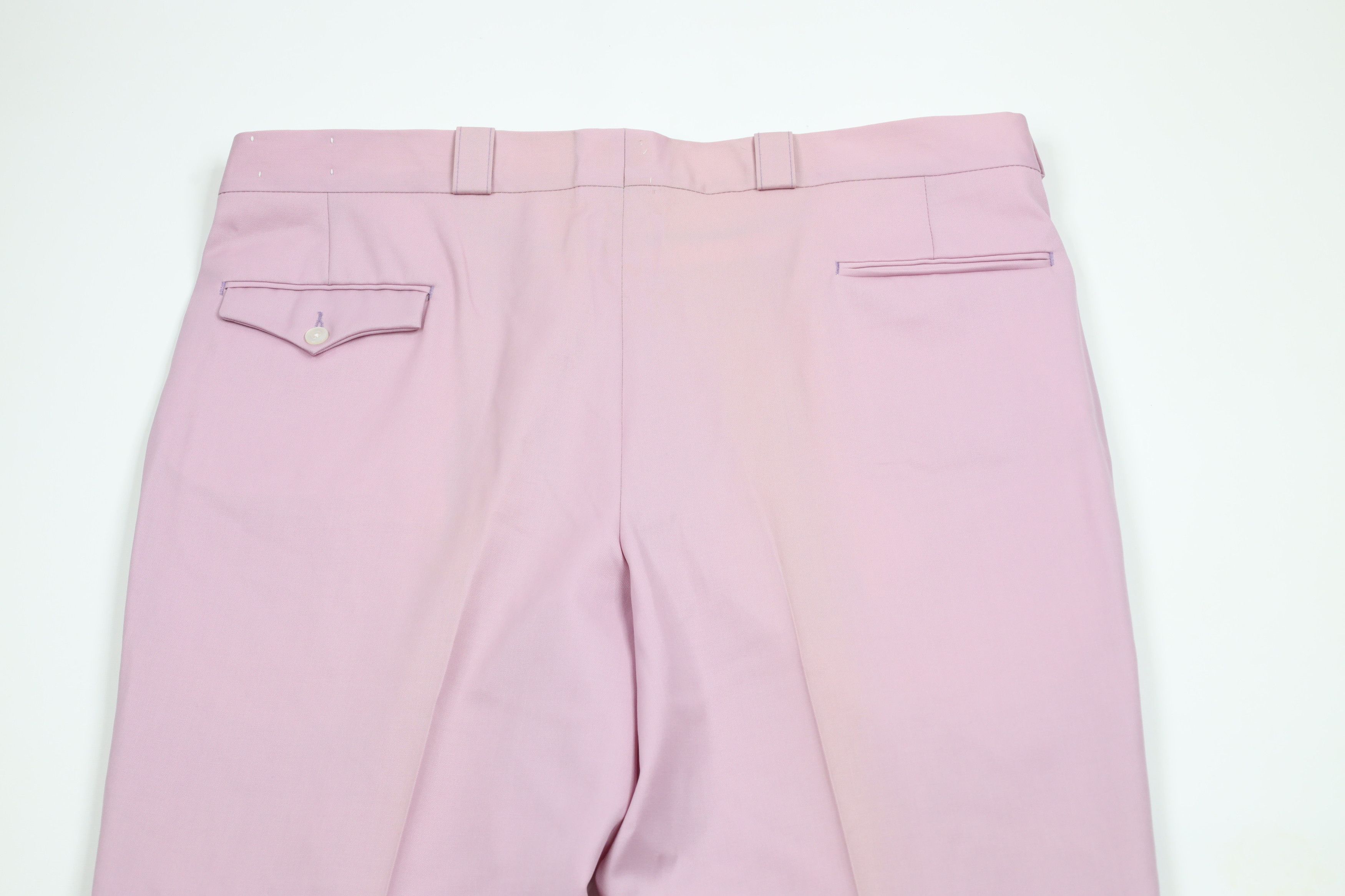 Vintage Vintage 90s Streetwear Pleated Wide Leg Chino Pants Purple Size US 40 / EU 56 - 8 Thumbnail