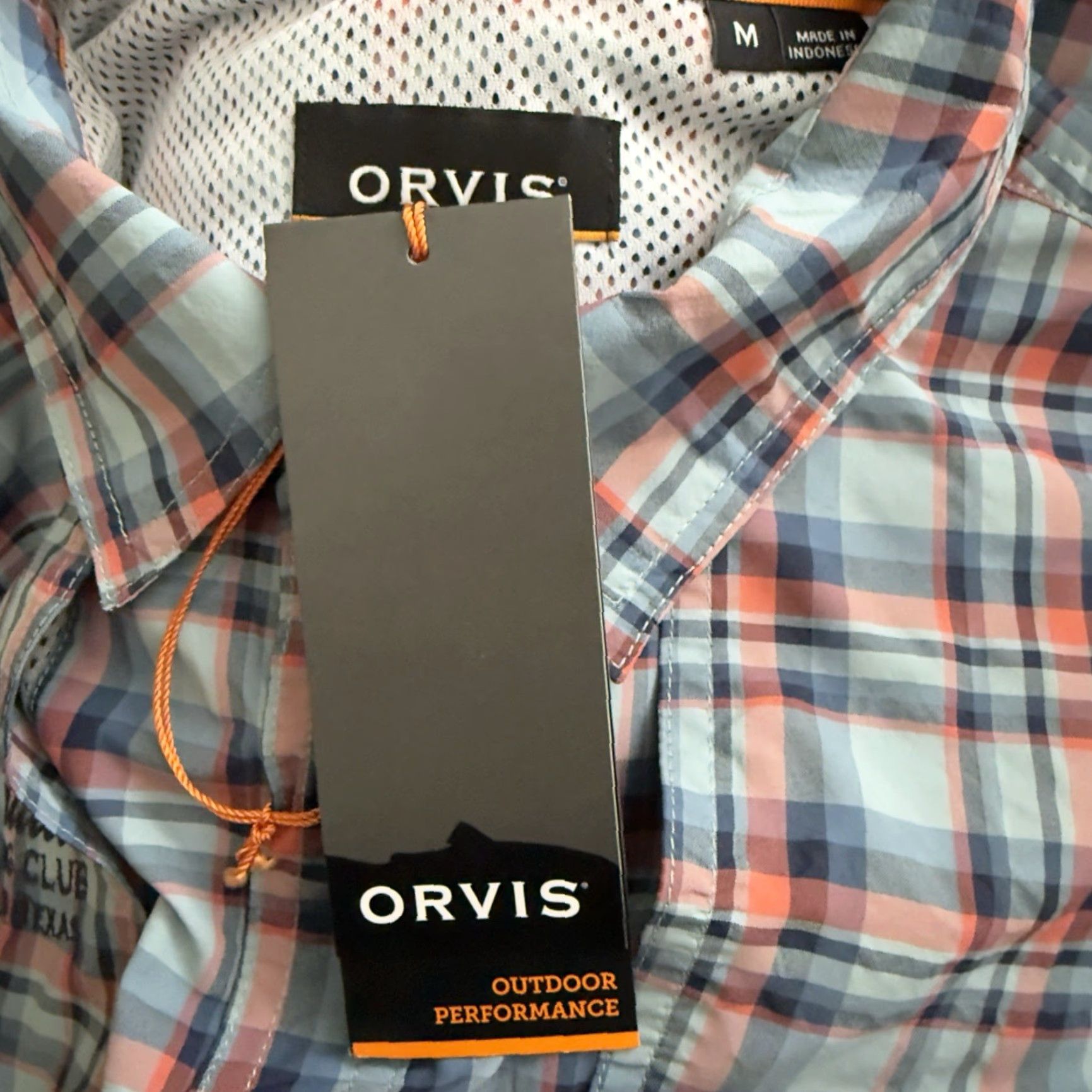 Orvis NWT Orvis Plaid Short Sleeve Button-Down Shirt Mens Size M Multicolor Pattern Vented Button-Up Shirt Size US M / EU 48-50 / 2 - 4 Thumbnail