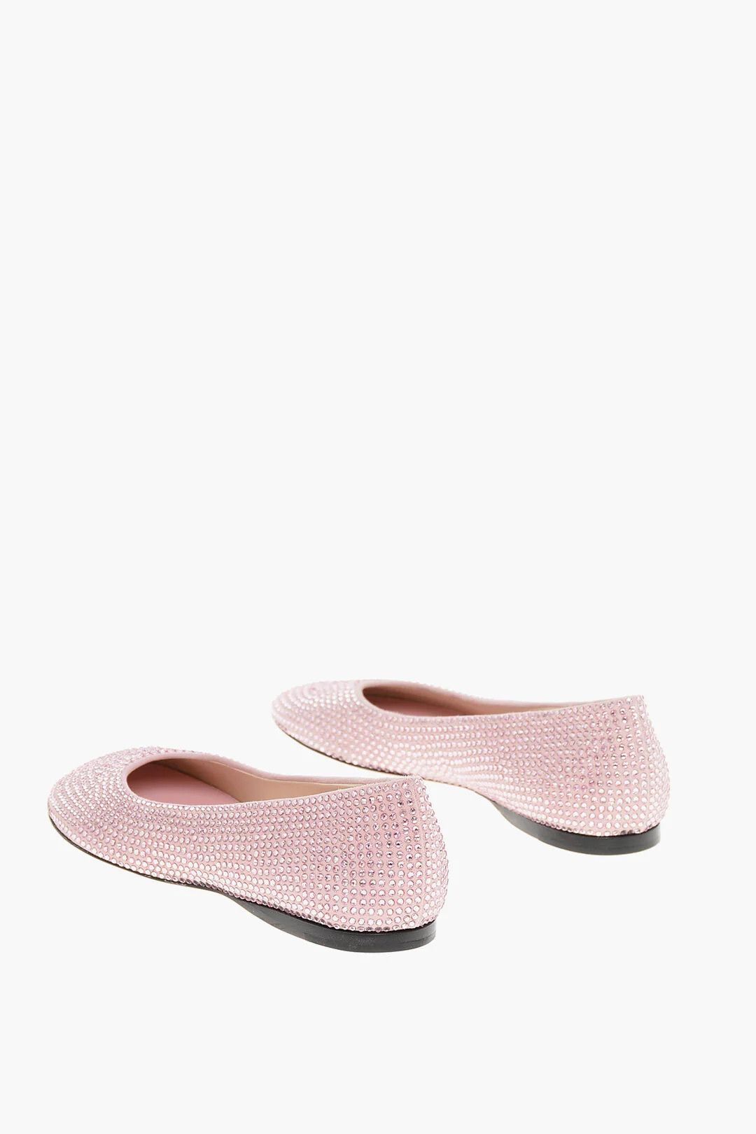 Loewe og1mm0426 Leather Ballet Flats in Pink Size US 6 / IT 36 - 2 Thumbnail