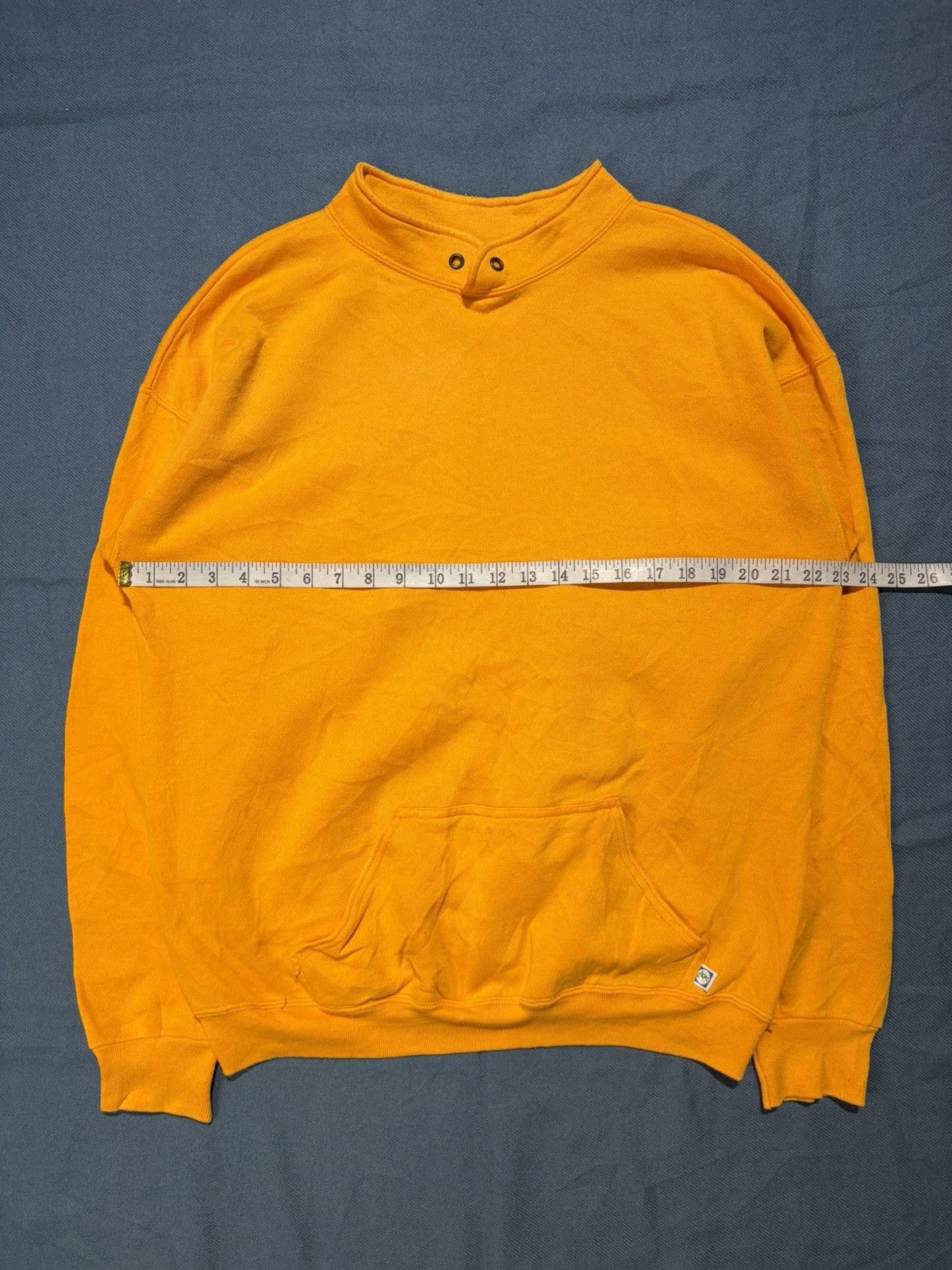 Vintage VINTAGE Discus Athletic Sweatshirt Mens Mustard Orange Size US L / EU 52-54 / 3 - 9 Thumbnail