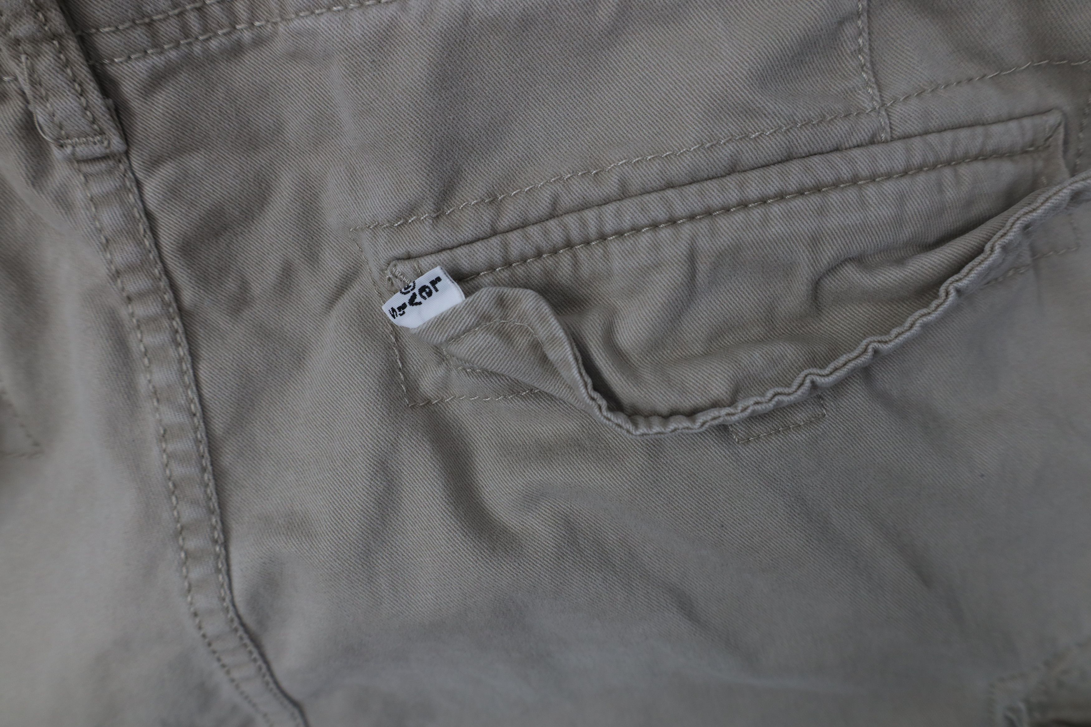 Levi's Vintage Y2K Levis Loose Wide Leg Cargo Pants Beige Cotton Size US 34 / EU 50 - 13 Thumbnail