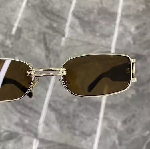 Designer Vintage round frame sunglasses Size ONE SIZE - 2 Thumbnail