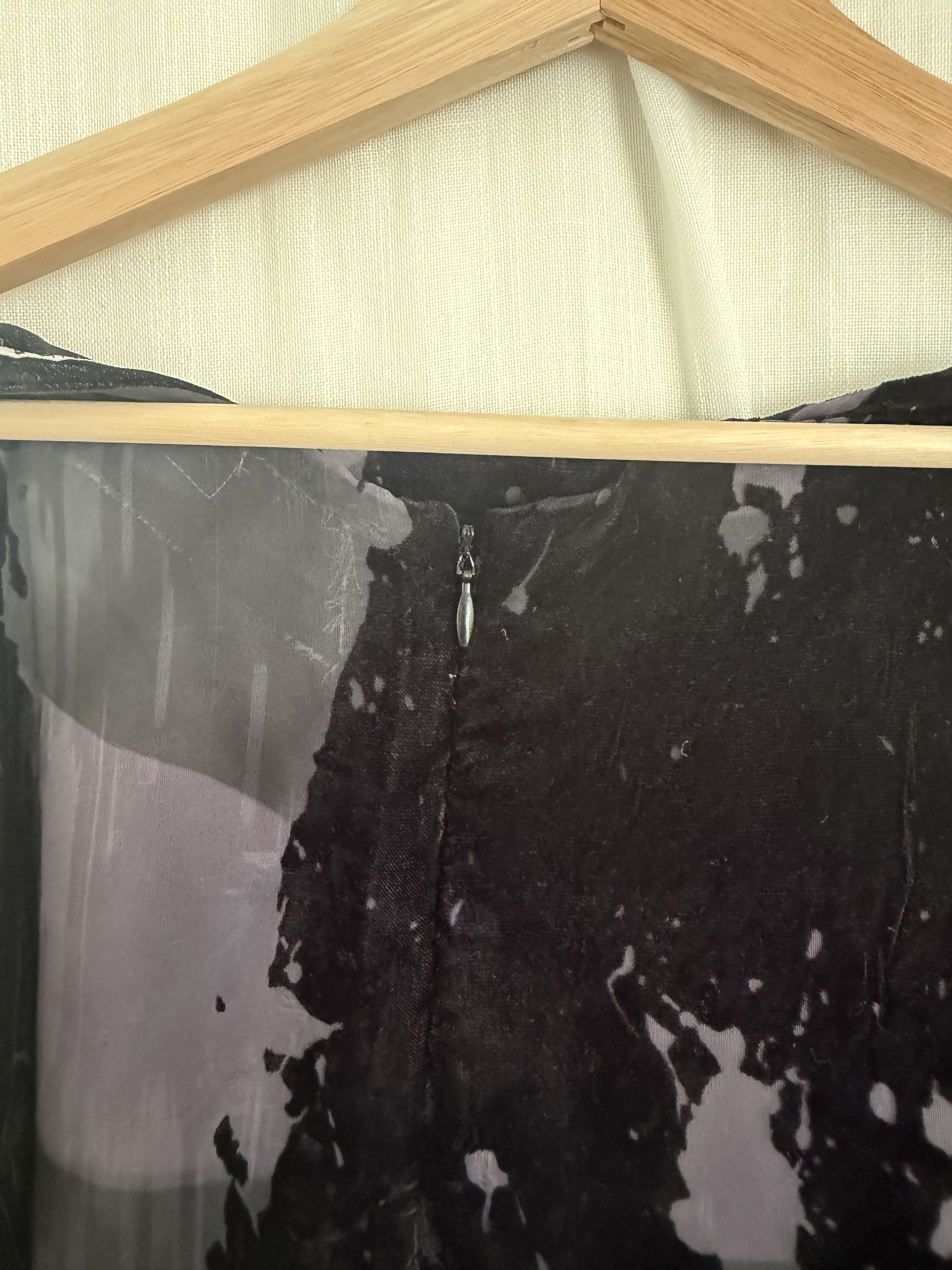 Other Rare Yoshiki Hishinuma Burnout Velvet Asymmetric Skirt JAPAN Size 26" / US 2 / IT 38 - 8 Thumbnail