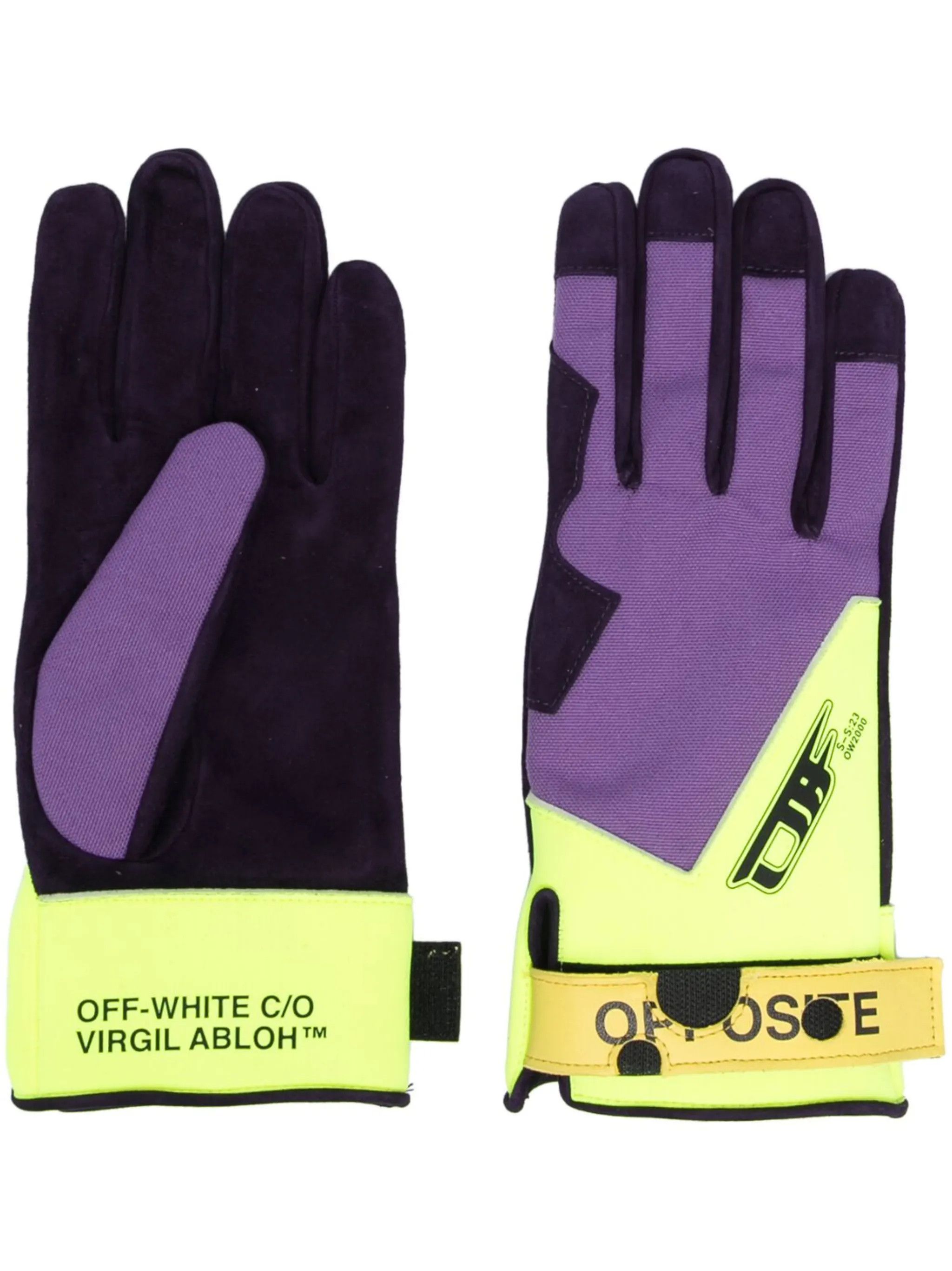 Off-White o1y0225 Size : 8 / Logo Gloves in Multicolor Size ONE SIZE - 1 Thumbnail