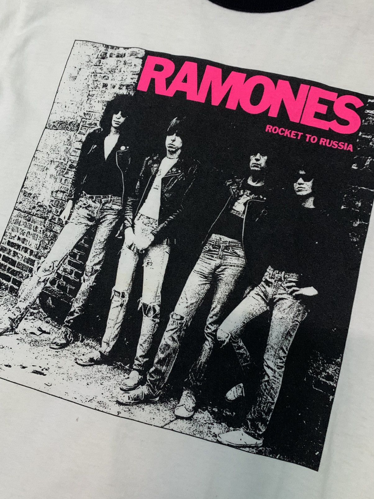 Band Tees Vintage Y2k Ramones Ringer Shirt Size US S / EU 44-46 / 1 - 2 Thumbnail