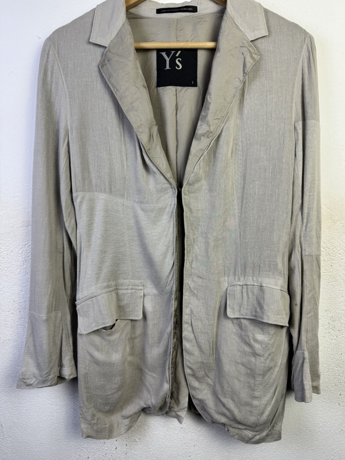 Y's Y’s Yohji yamamoto reconstructed design Blazer Size M / US 6-8 / IT 42-44 - 1 Thumbnail