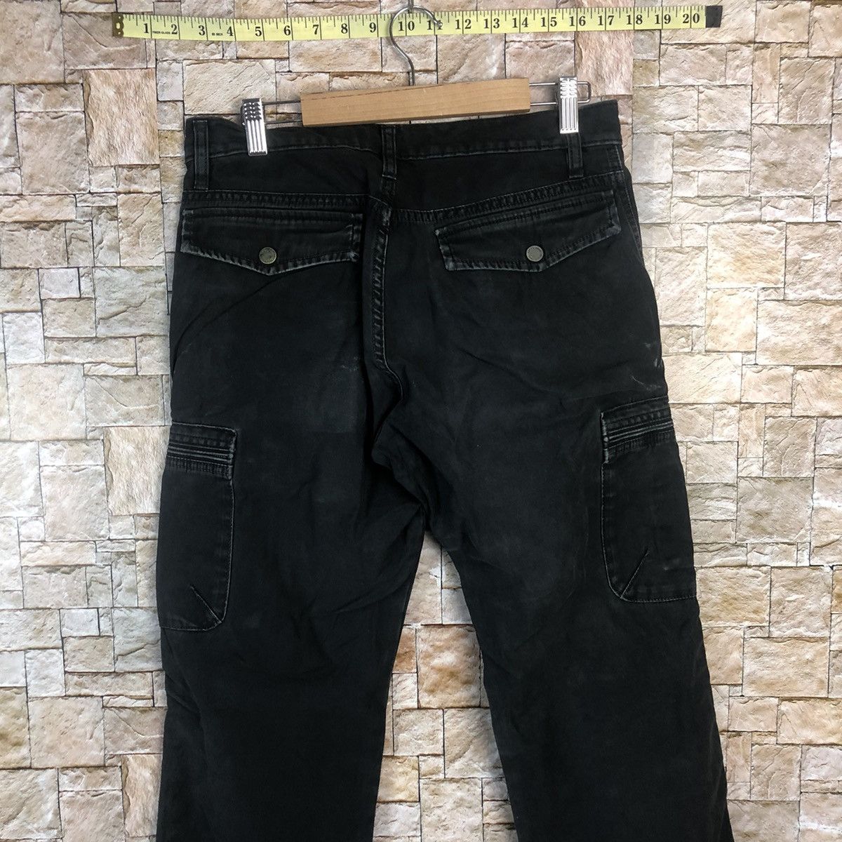 Japanese Brand Style Up japan utility Black Cargo Multipocket Pants #A92 Size US 30 / EU 46 - 17 Thumbnail