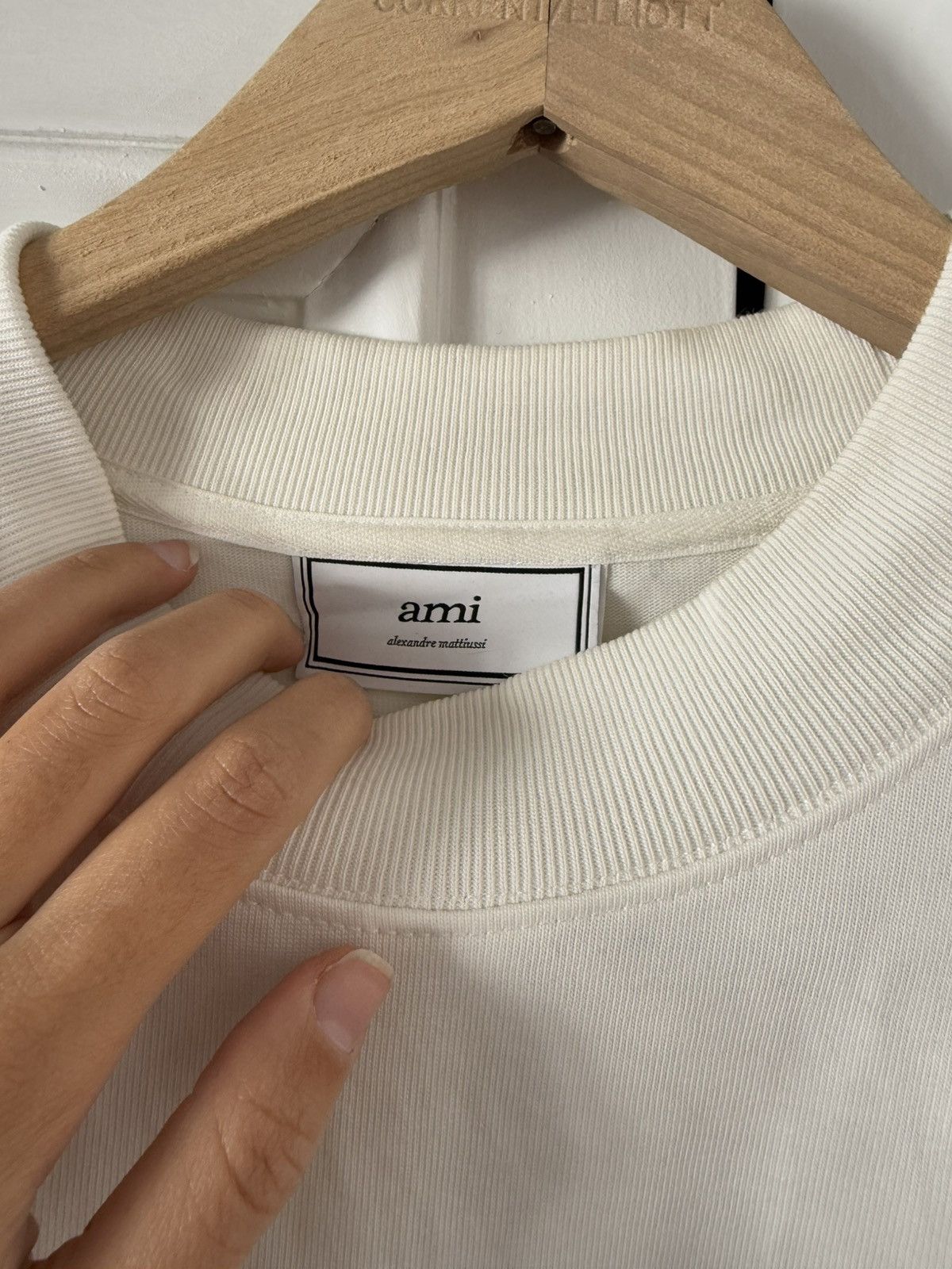 AMI AMI White T-shirt Size US L / EU 52-54 / 3 - 4 Thumbnail