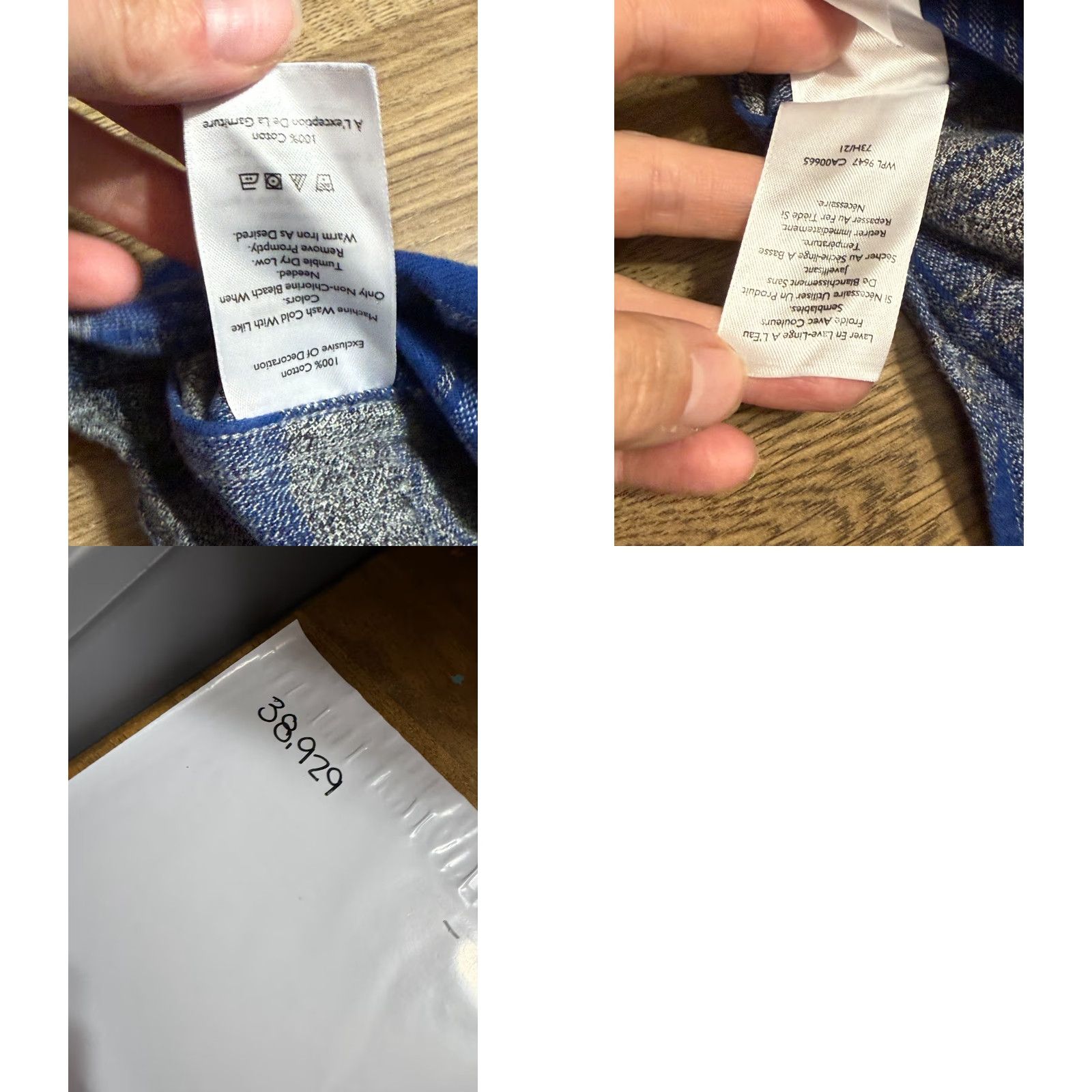 Eddie Bauer Eddie Bauer Shirt Men L Blue Gray Plaid Long Sleeve Button-Up Shirt Size US L / EU 52-54 / 3 - 8 Thumbnail