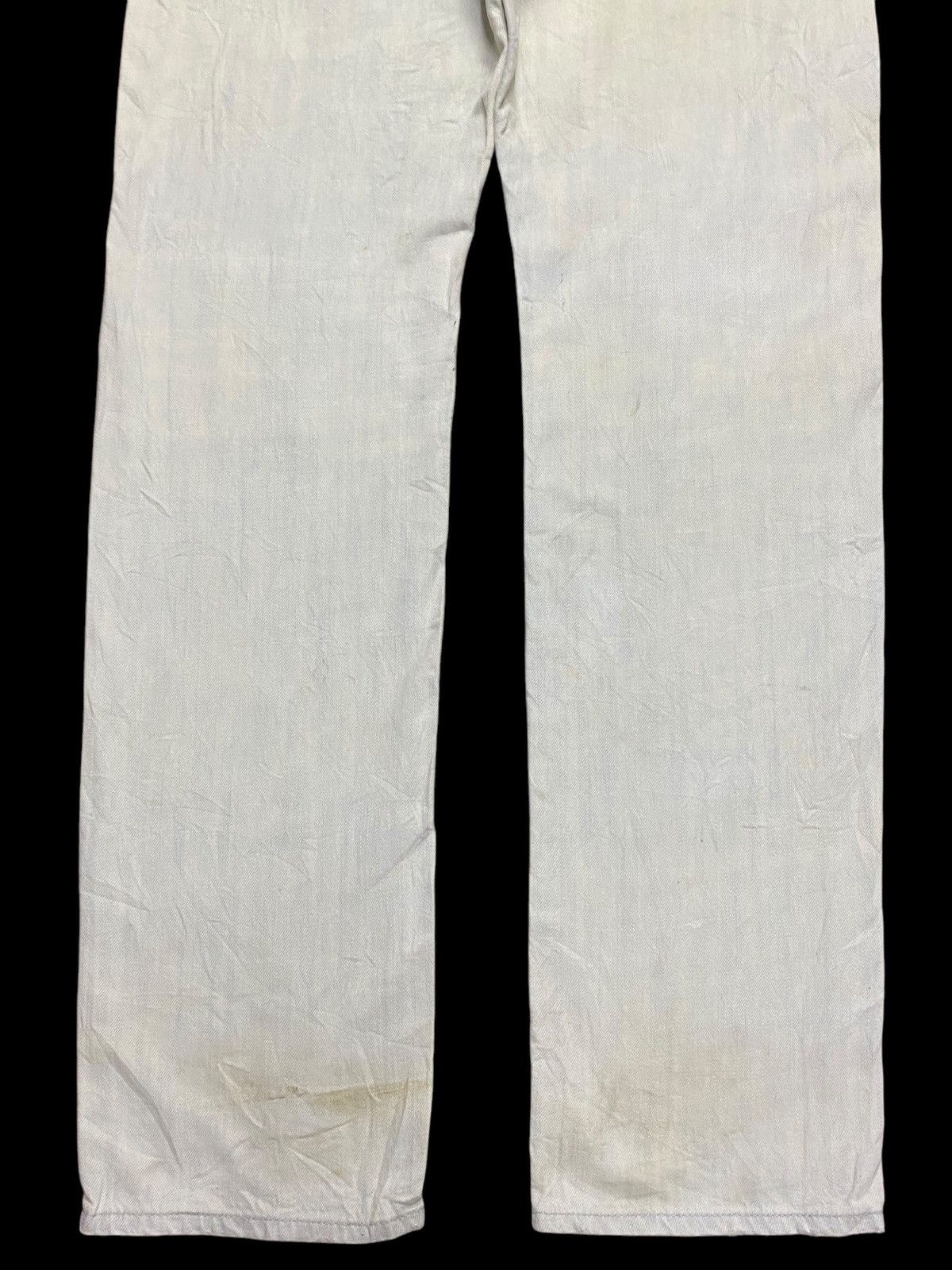 Rhude × Zara Vintage Zara Faded Wash Distressed Loose Jeans Size US 34 / EU 50 - 6 Thumbnail