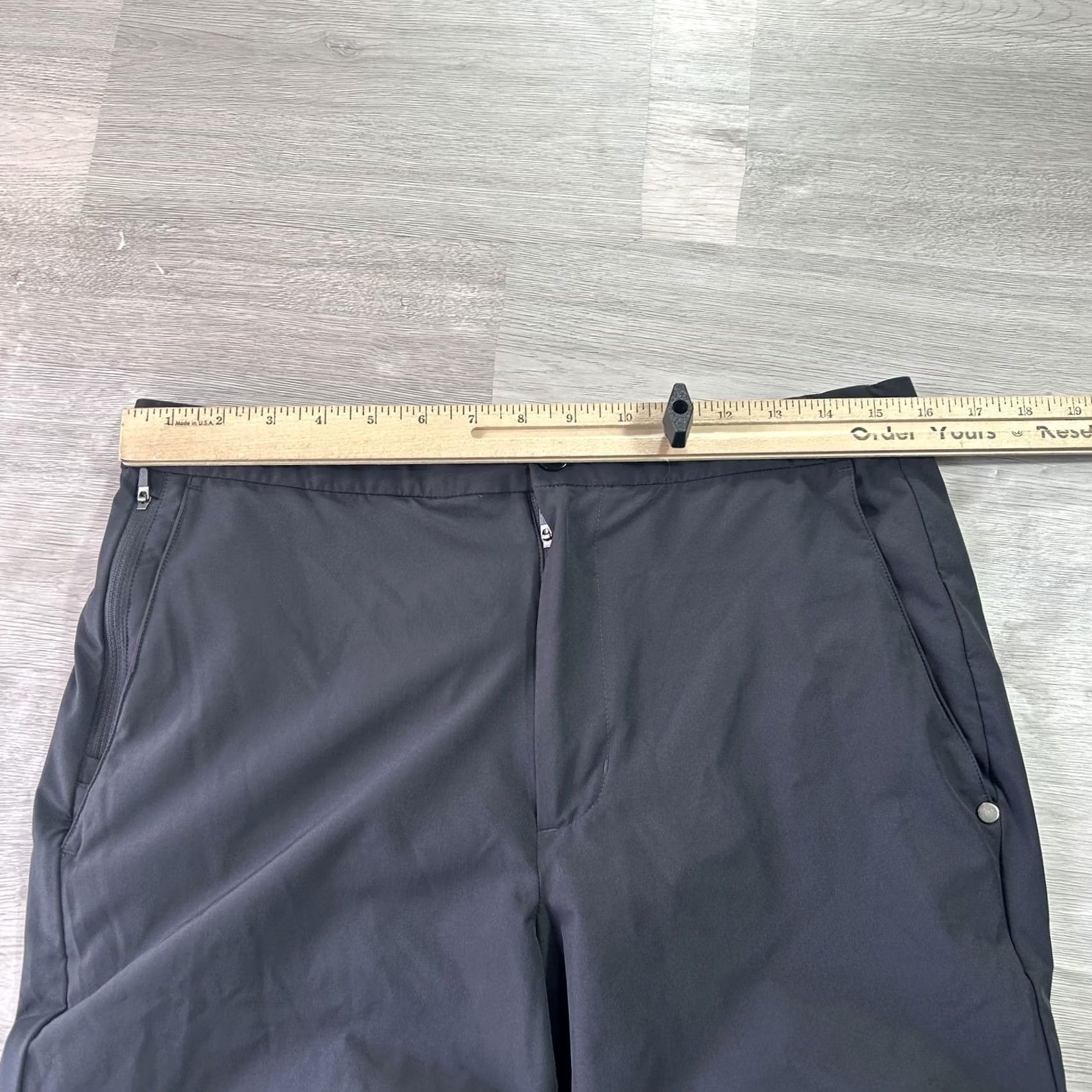 Quince Quince Mens Small Gray Performance Tech Jogger Pants Regular Fit Zip Pocket Pockets Stretch Size US 29 - 6 Thumbnail