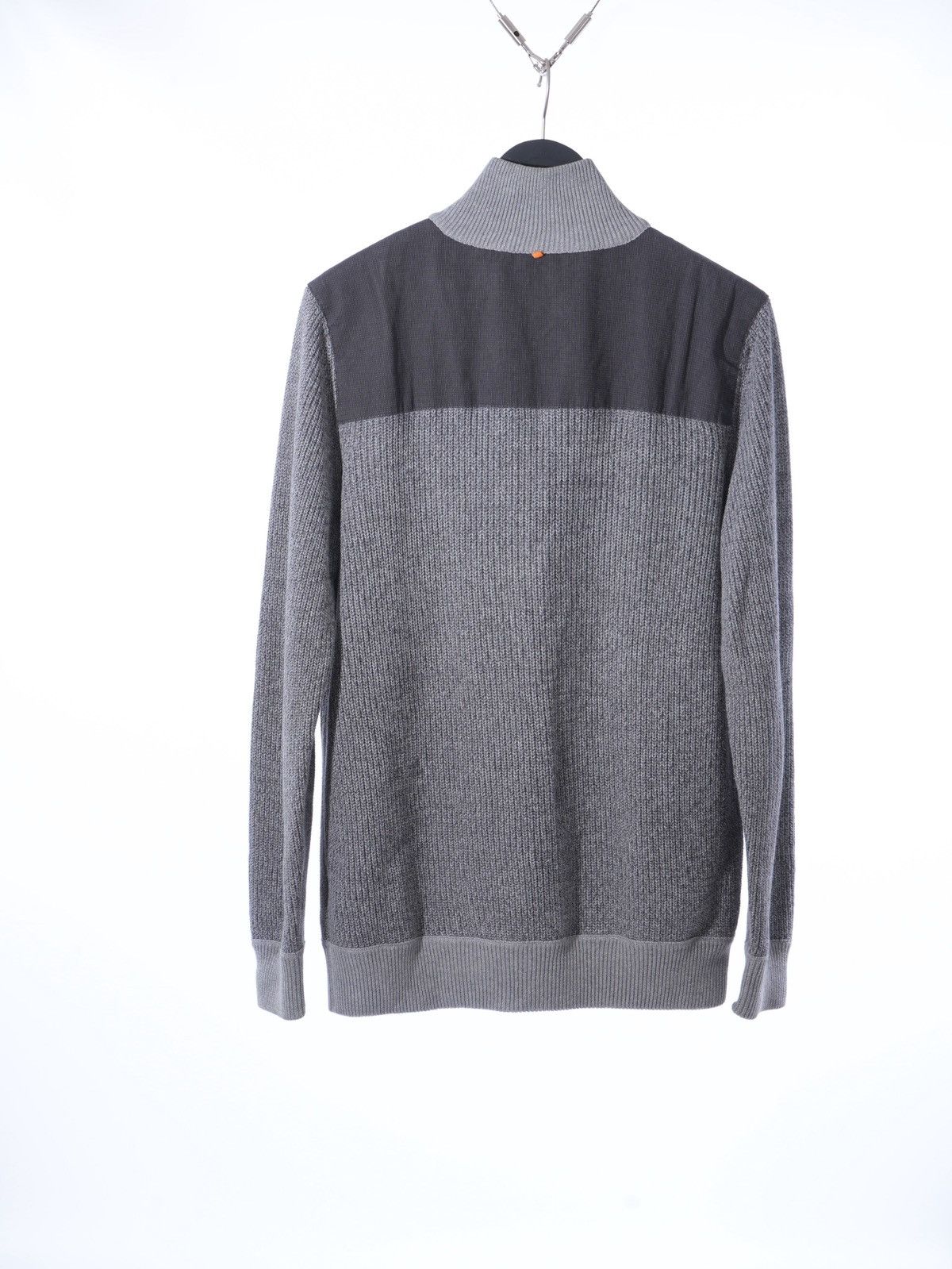 Hugo Boss HUGO BOSS 1/4 Hafl Zip Sweater Cotton Gray Size XL Size US XL / EU 56 / 4 - 8 Thumbnail