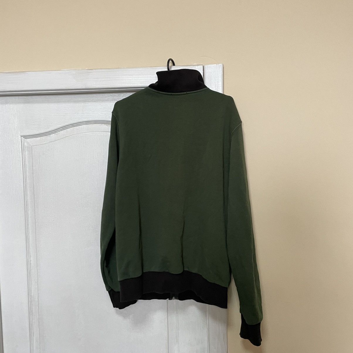 Georges Marciano × Guess × Vintage 80s Guess Marciano green zip sweatshirt bomber jacket Size US XL / EU 56 / 4 - 5 Thumbnail