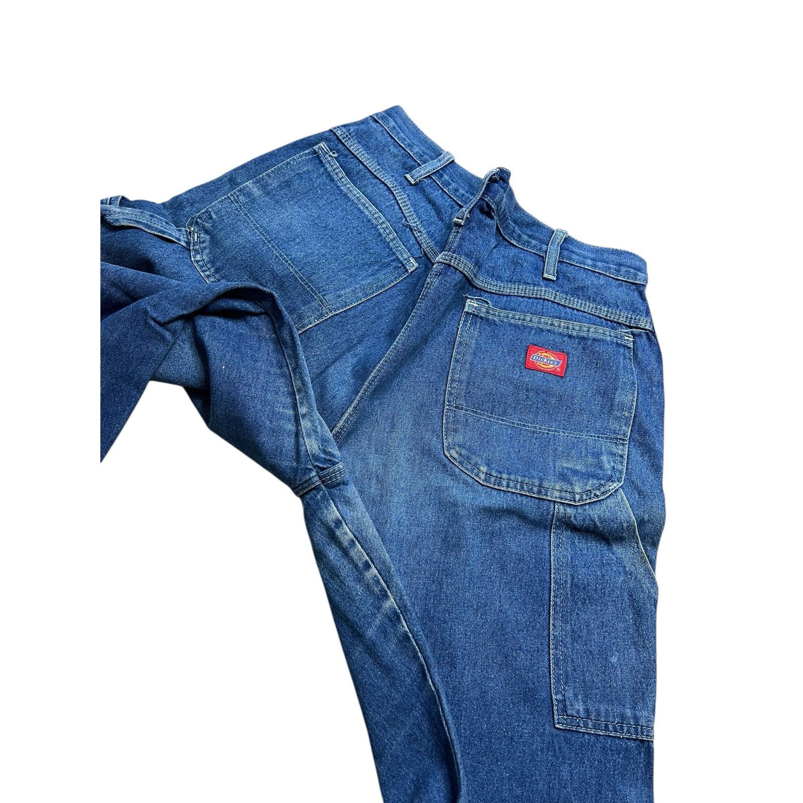 Dickies Vintage 80s Dickies Carpenter Jeans Actual Sz 36x28 Blue Size US 38 / EU 54 - 8 Thumbnail