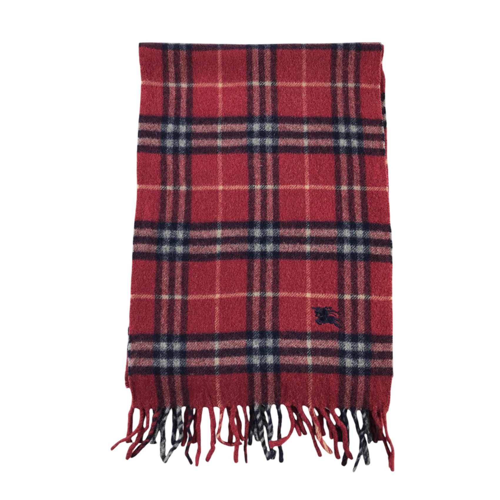 Burberry × Vintage Burberry Scarf / Muffler / Neckwear - WW1865 Size ONE SIZE - 3 Thumbnail