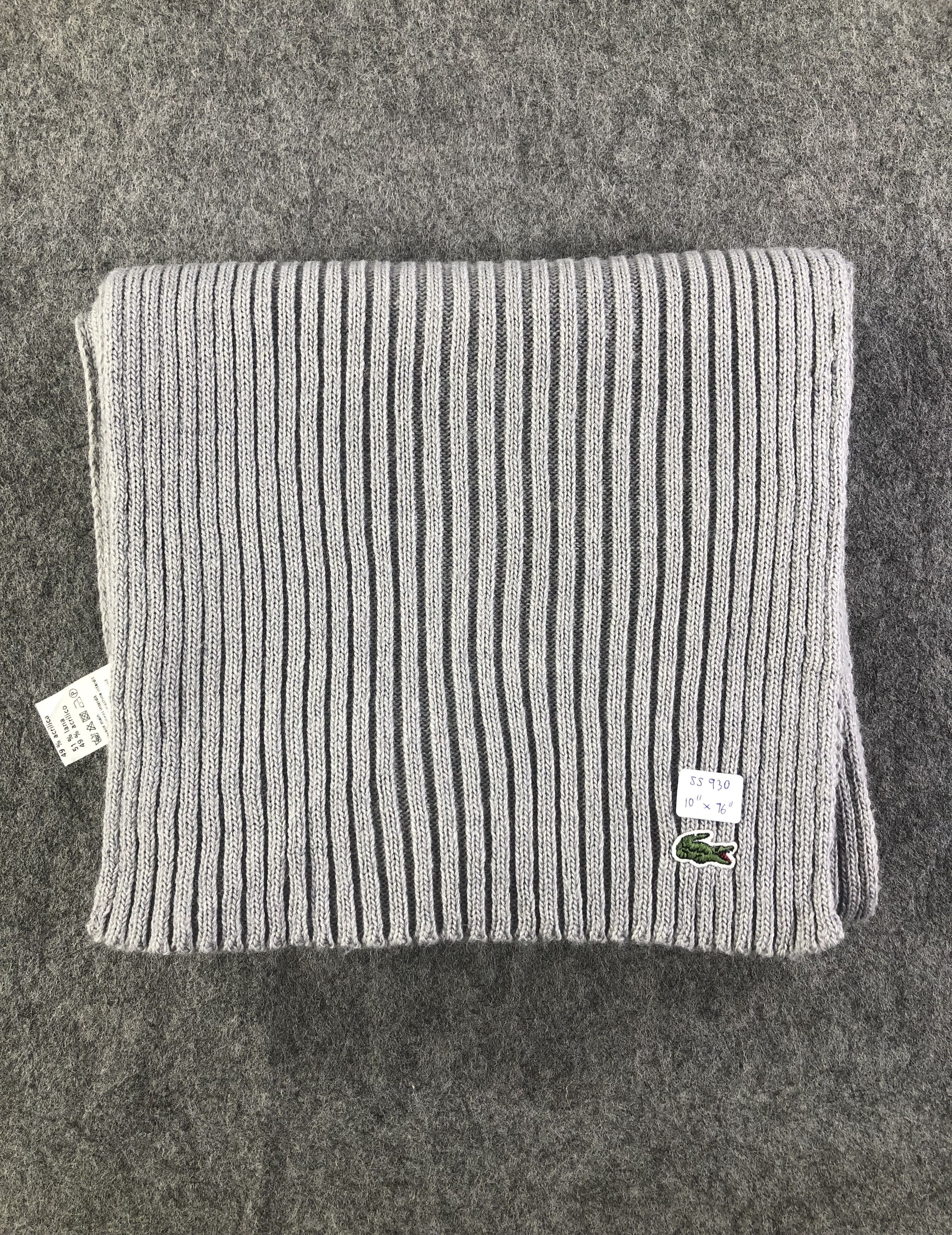 Lacoste Lacoste Wool Scarf / Muffler / Neckwear Size ONE SIZE - 7 Thumbnail