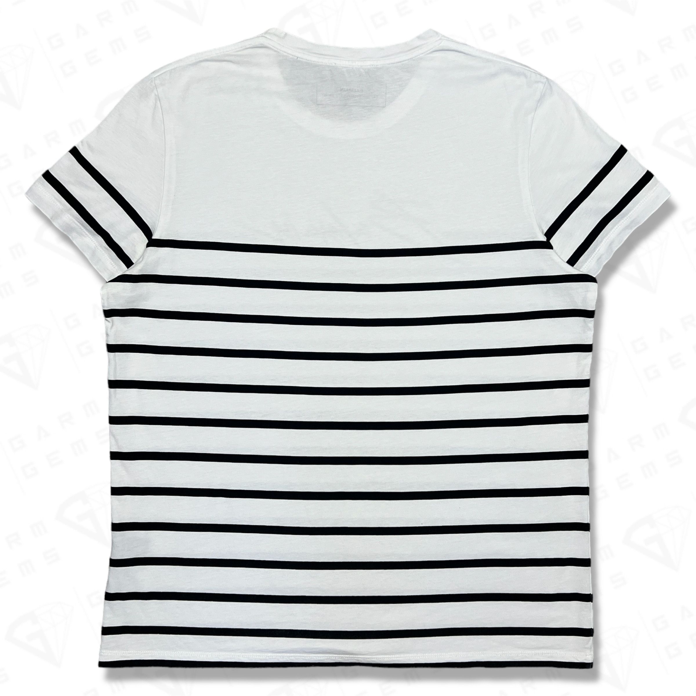 Balmain Balmain Stripe Logo T-Shirt Size US XL / EU 56 / 4 - 2 Thumbnail
