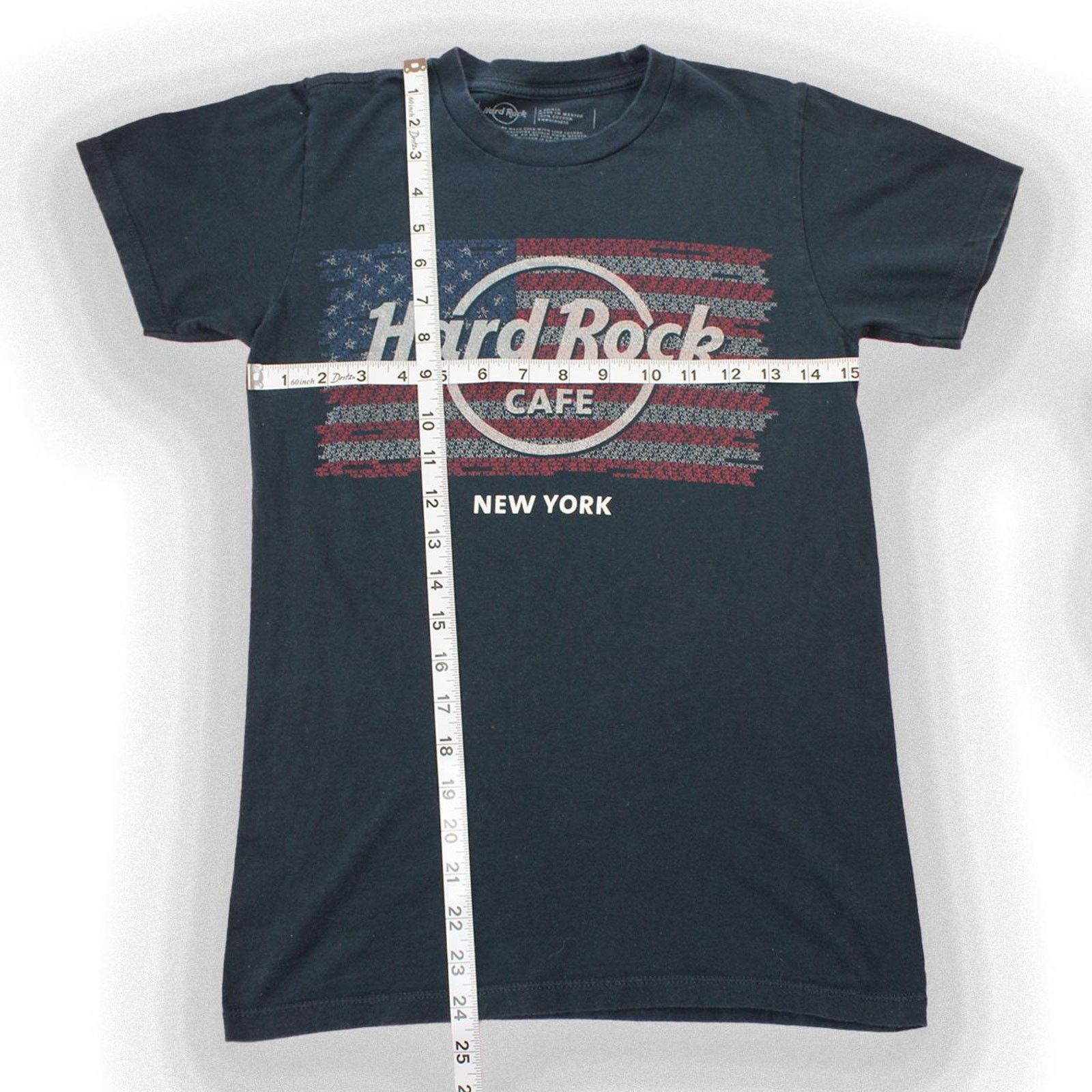 Hard Rock Cafe Y2K 2000's New York Hard Rock Cafe Navy Graphic Tee Size XS / US 0-2 / IT 36-38 - 2 Thumbnail