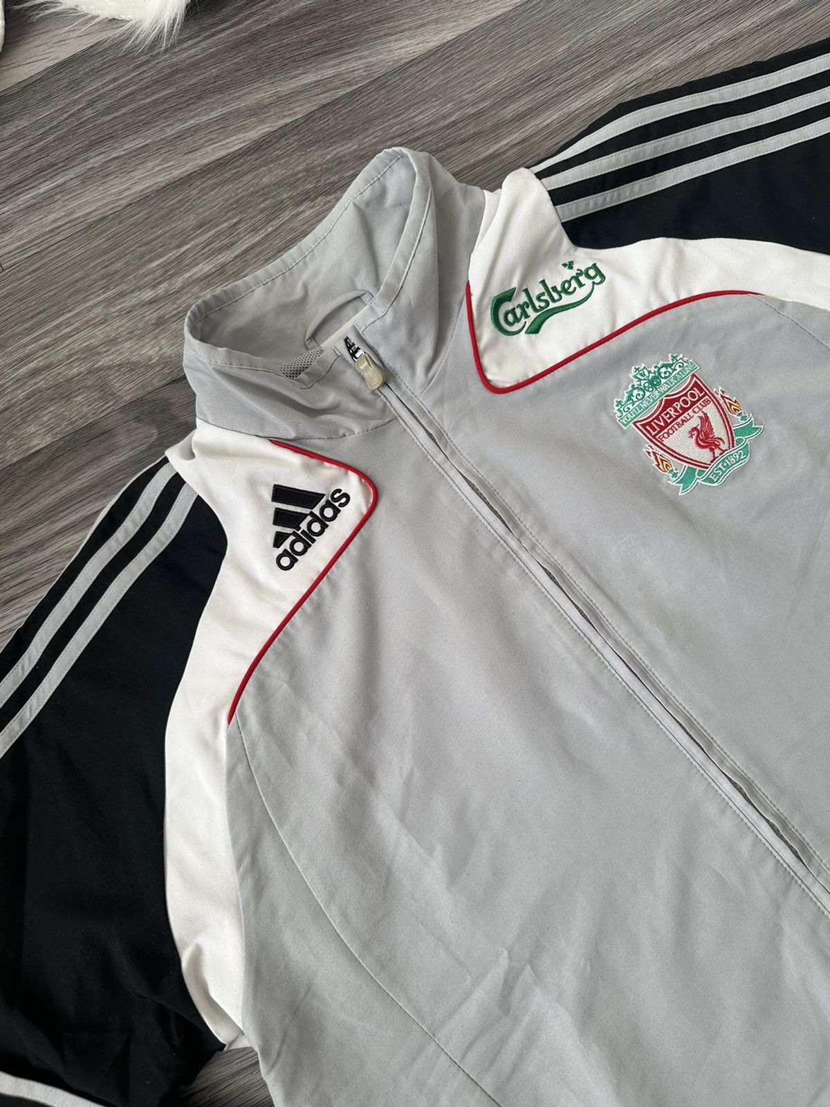 Adidas Adidas Liverpool Vintage 2008-2009 Tracksuit Galsberg hype Size US L / EU 52-54 / 3 - 8 Thumbnail