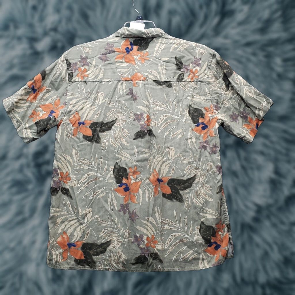 Jos. A. Bank Jos. A. Bank Mens Hawaiian Shirt Size M Collared Button Up Multicolor Silk Floral Short Sleeve Size US M / EU 48-50 / 2 - 1 Thumbnail