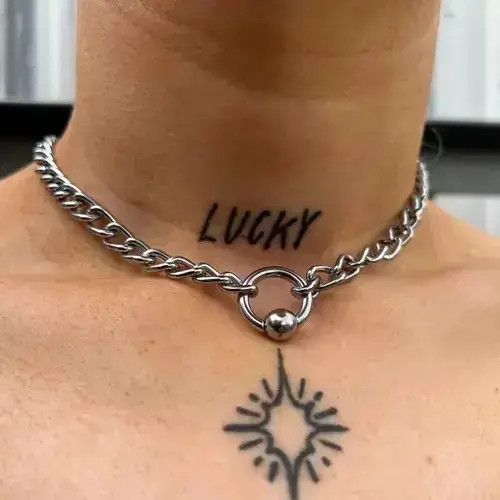 Other Circle Short Choker Clavicle Chain Necklaces Size ONE SIZE - 4 Thumbnail