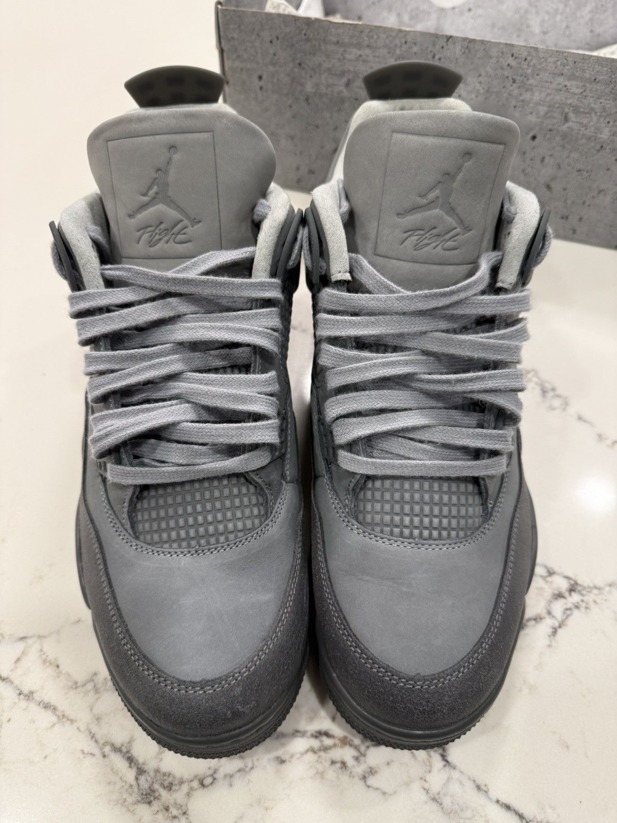Jordan Brand Wet cement jordan 4s Size US 12 / EU 45 - 1 Thumbnail