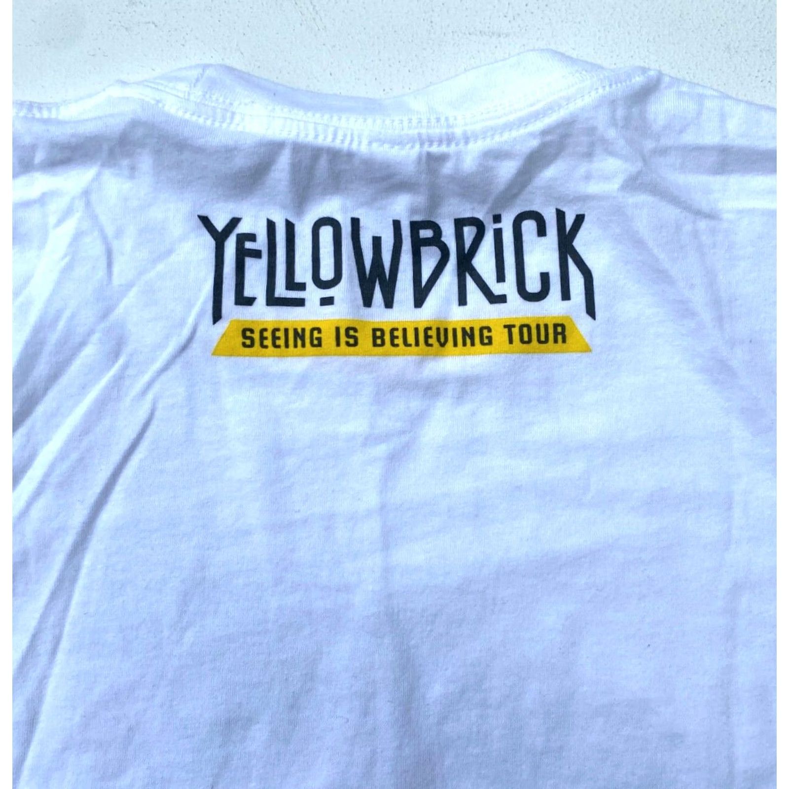 Next Level Men's Yellow Brick Seeing is Believing Tour T-Shirt Sz L Size US L / EU 52-54 / 3 - 6 Thumbnail