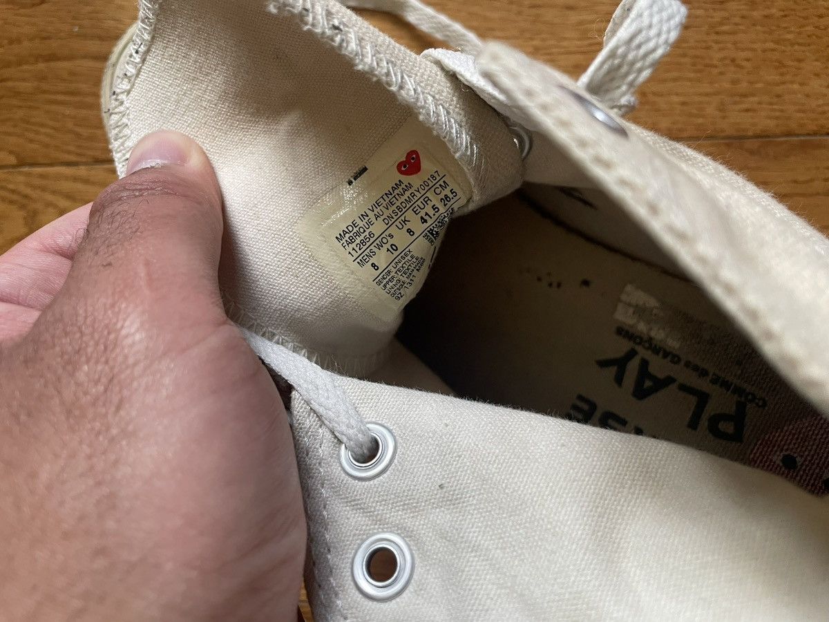 Comme des Garcons PLAY Men’s CDG Chucks Size US 8 / EU 41 - 6 Thumbnail