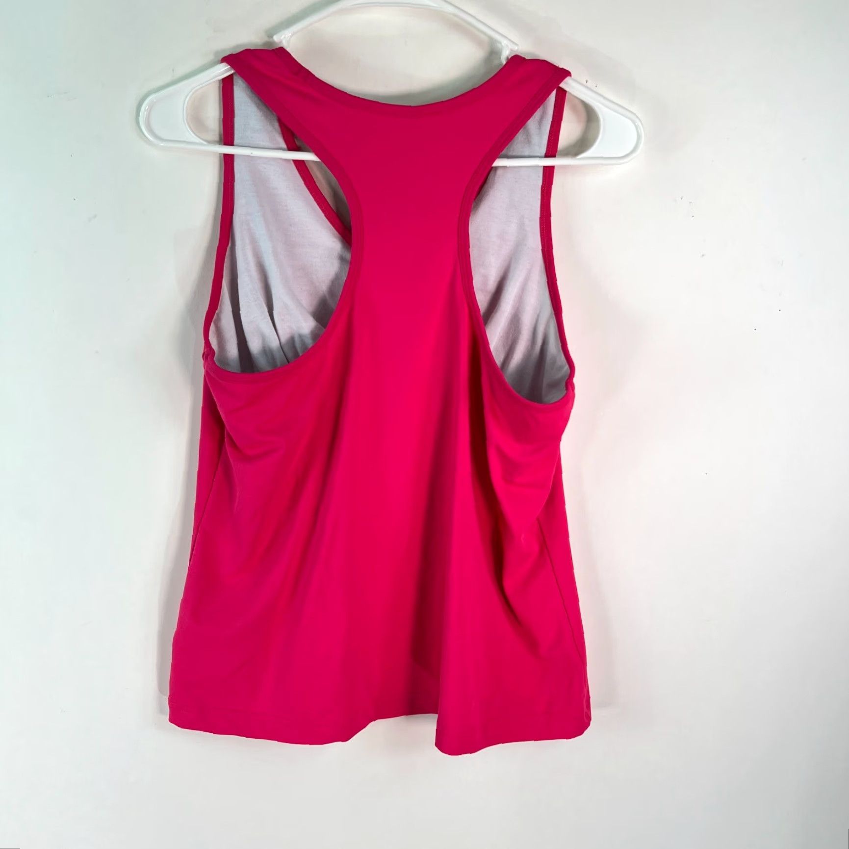 Fila Fila Womens Tank Top Pink Stretch V Neck Racer Back Zipper Activewear Size L Size L / US 10 / IT 46 - 2 Thumbnail