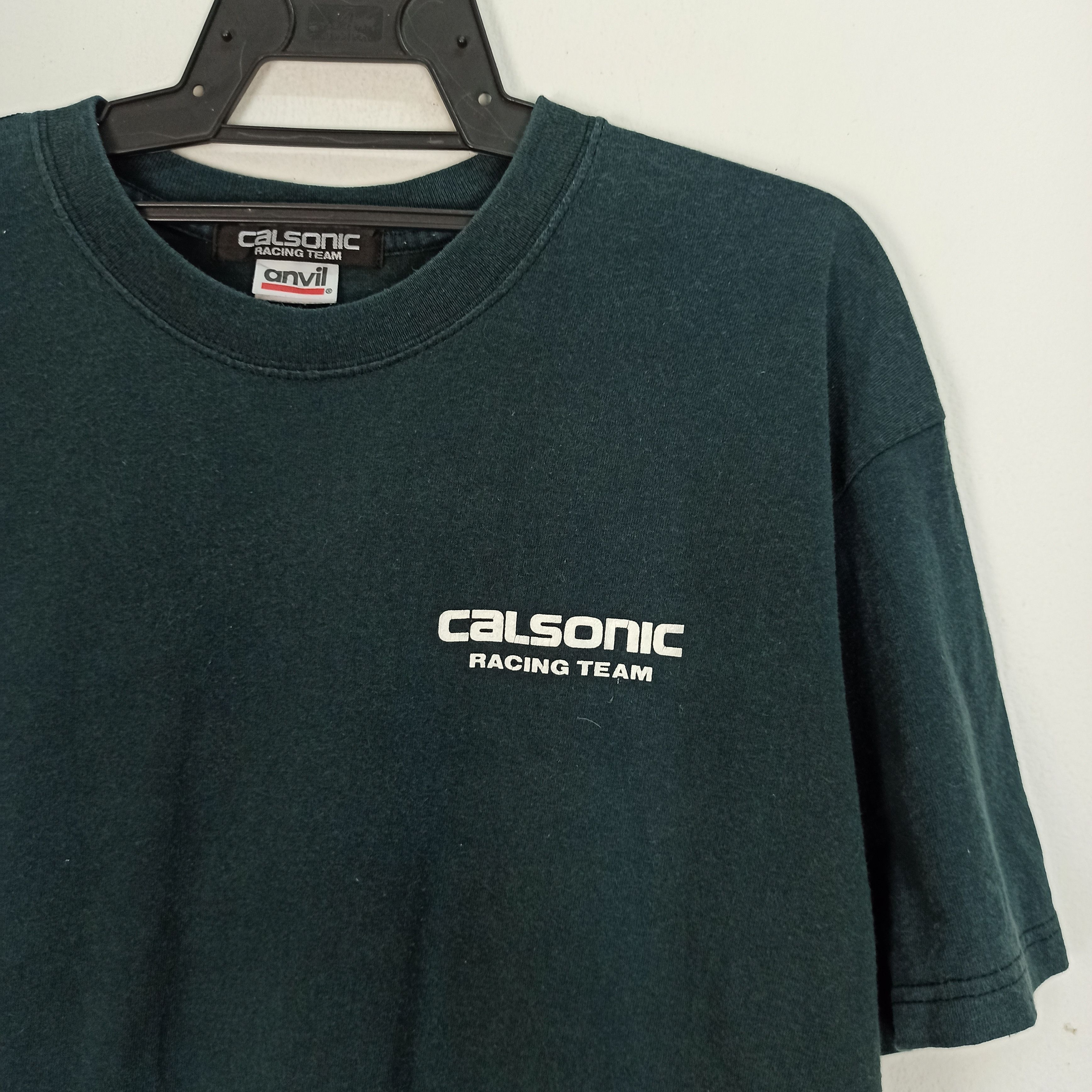 Vintage Rare Calsonic Racing Team "Legend of racing Machine" Tshirt Size US L / EU 52-54 / 3 - 6 Thumbnail