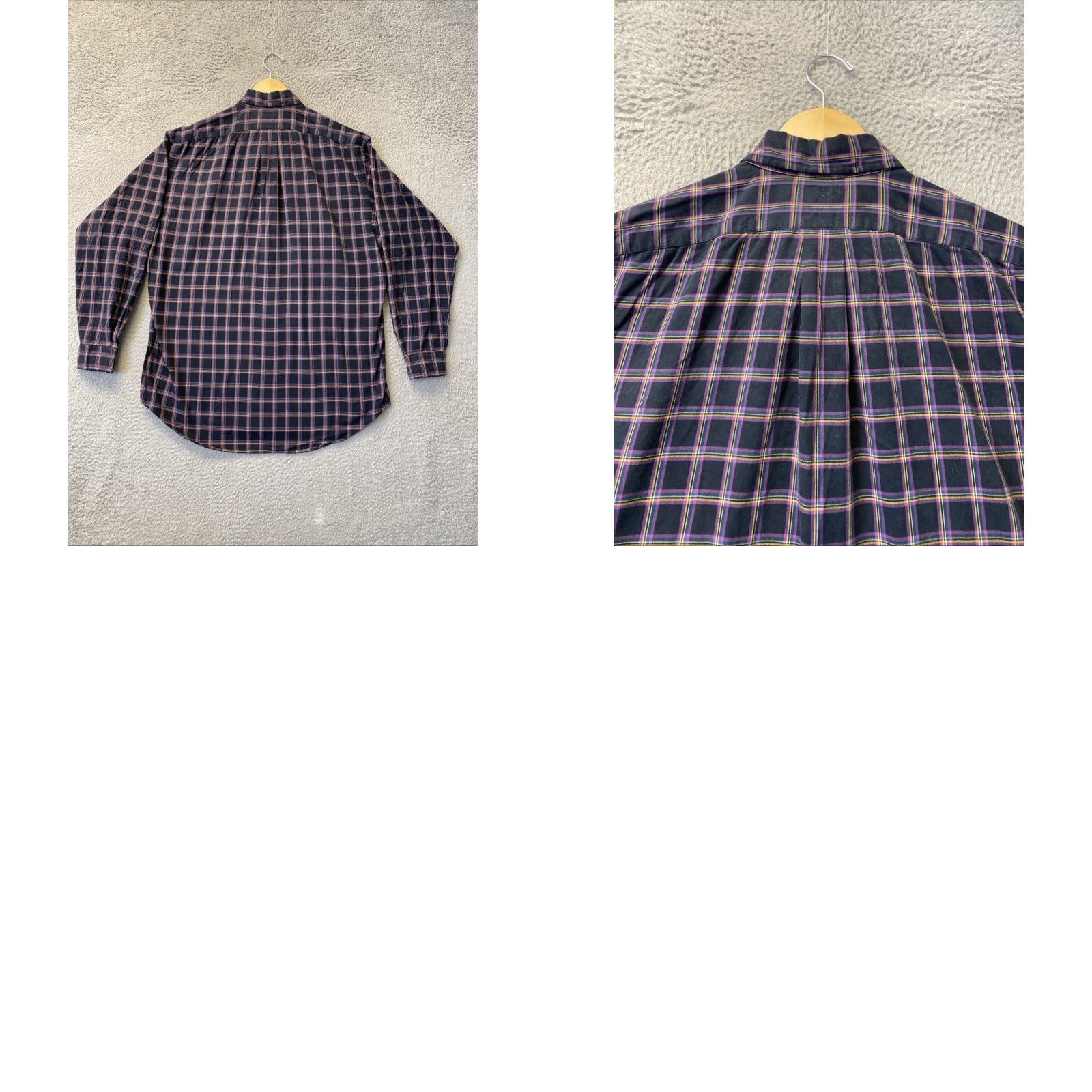 Polo Ralph Lauren VINTAGE Polo Ralph Lauren Classic Button-Up Shirt, Mens M, Black Plaid, Long Sleeve, Casual, Signature Pony Logo Size US M / EU 48-50 / 2 - 8 Thumbnail