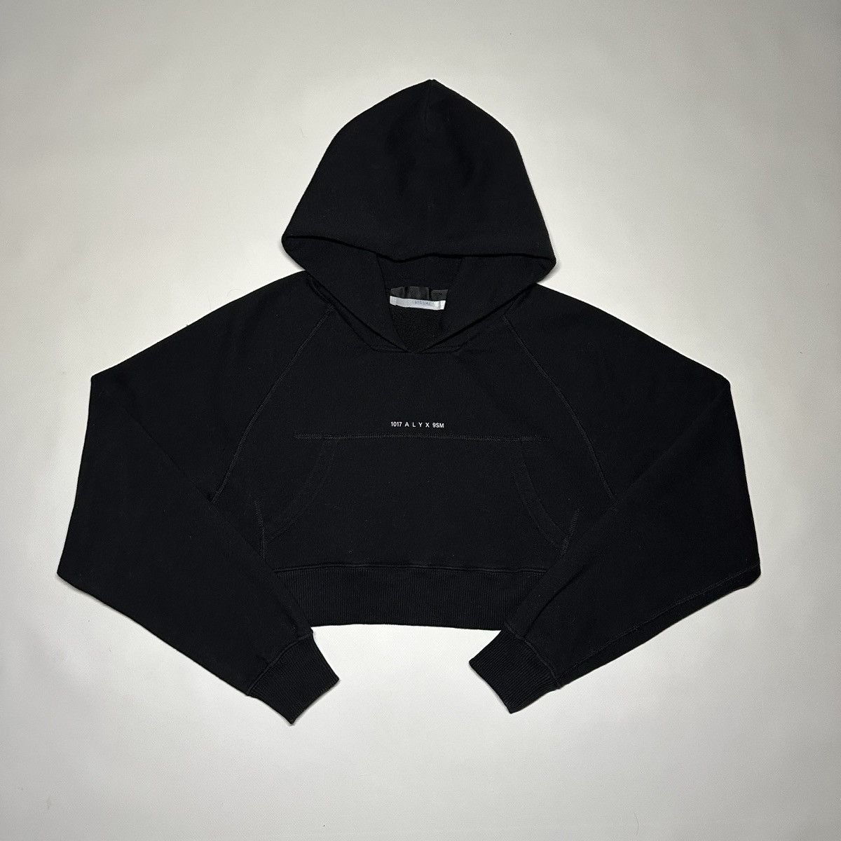 1017 ALYX 9SM 1017 ALYX 9SM Visual Cropped Hoodie Women Black Size XXS / US 00 / IT 34 - 4 Thumbnail