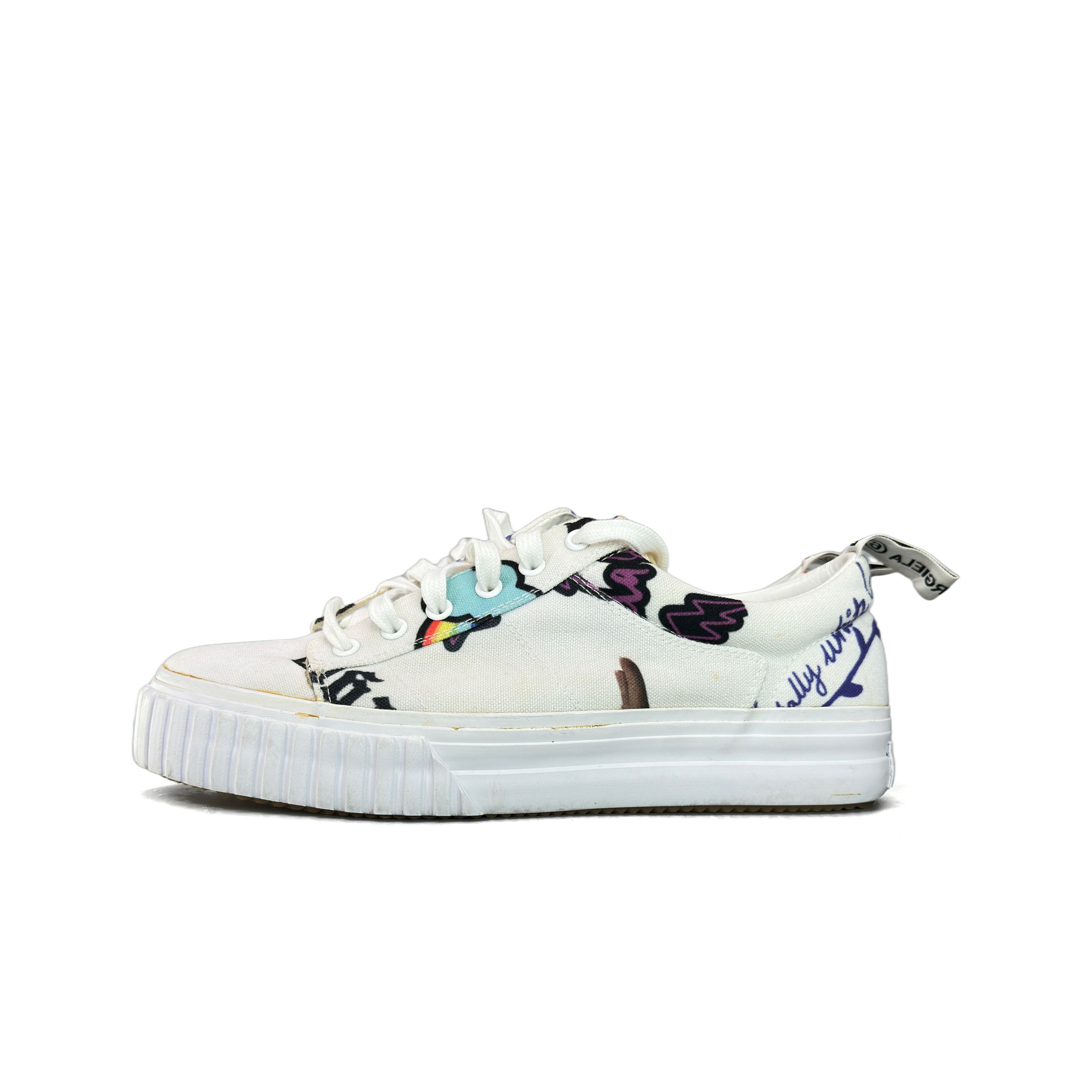 MM6 MM6 Maison Margiela Graffiti Low-Top Sneakers Size 41 Size US 11 / IT 41 - 1 Thumbnail