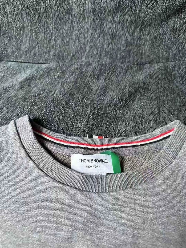 Thom Browne Thom Browne Dark grey hoodie Size US L / EU 52-54 / 3 - 3 Thumbnail