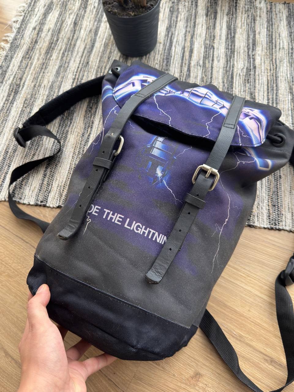 Metallica VINTAGE METALLICA RIDE THE LIGHTING ROCKSAX BAG BACKPACK Size ONE SIZE - 7 Thumbnail