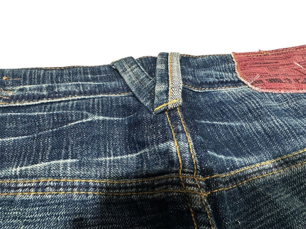 Japanese Brand 🔥Sick Y2K Tough Jeansmith Flared Denim LGB Size US 36 / EU 52 - 13 Thumbnail
