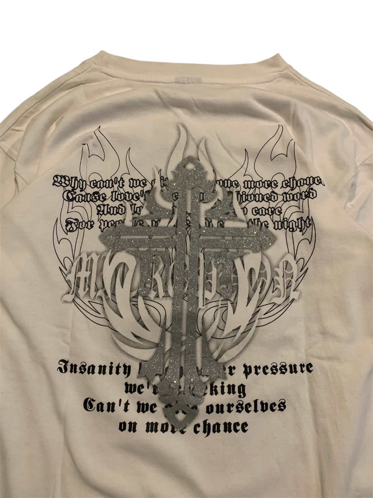 If Six Was Nine × Le Grande Bleu (L.G.B.) × Yasuyuki Ishii 2000s Beaumere - long sleeve poem like chrome heart Size US L / EU 52-54 / 3 - 5 Thumbnail