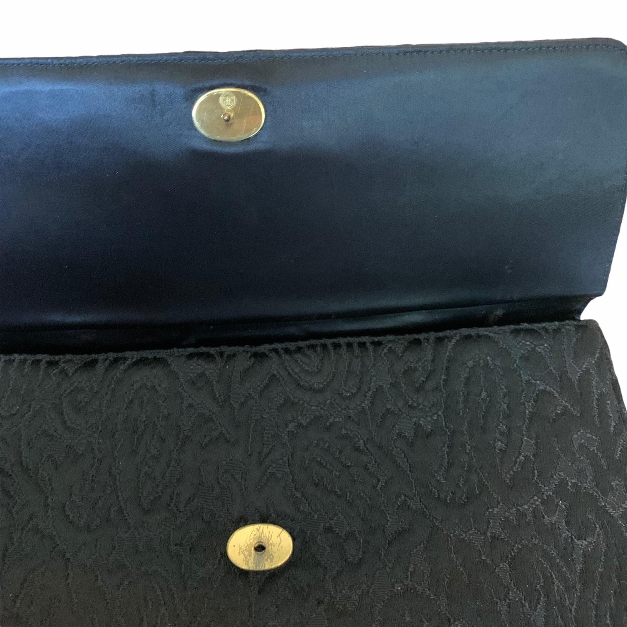 Vintage Vintage Crown Lewis Glamour Art Deco Chunky Handled Bag Size ONE SIZE - 3 Thumbnail