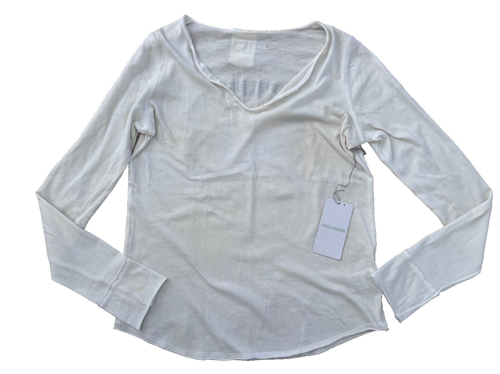 Zadig & Voltaire Zadig & Voltaire Tunisien ML Strass Skull Top White ( S ) Size S / US 4 / IT 40 - 4 Thumbnail